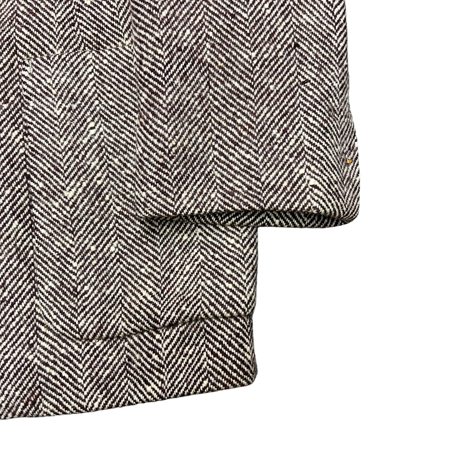 1930s 1940s Brown tweed patch pocket jacket (L)