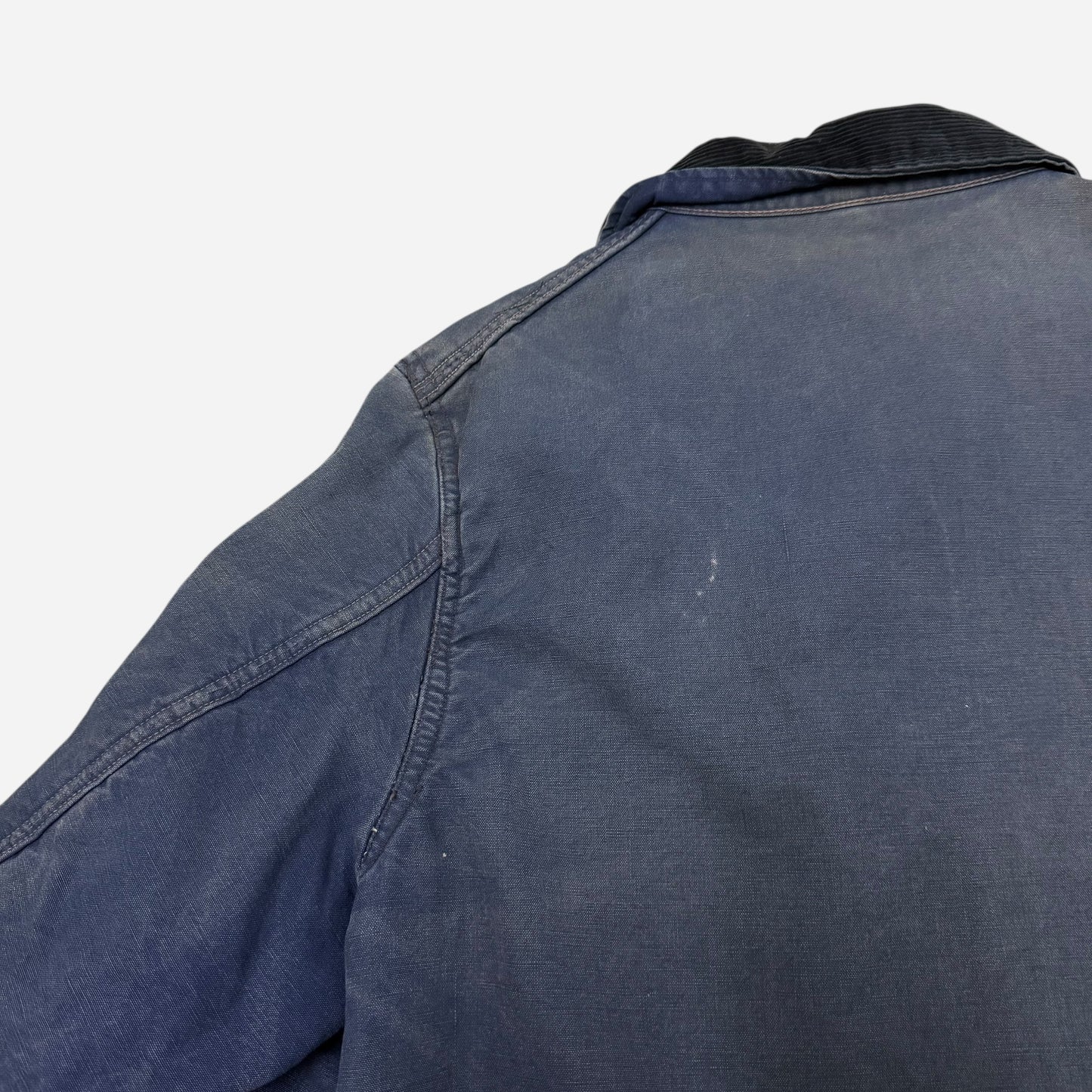 1950s Hercules blue sun faded cotton work jacket (L)