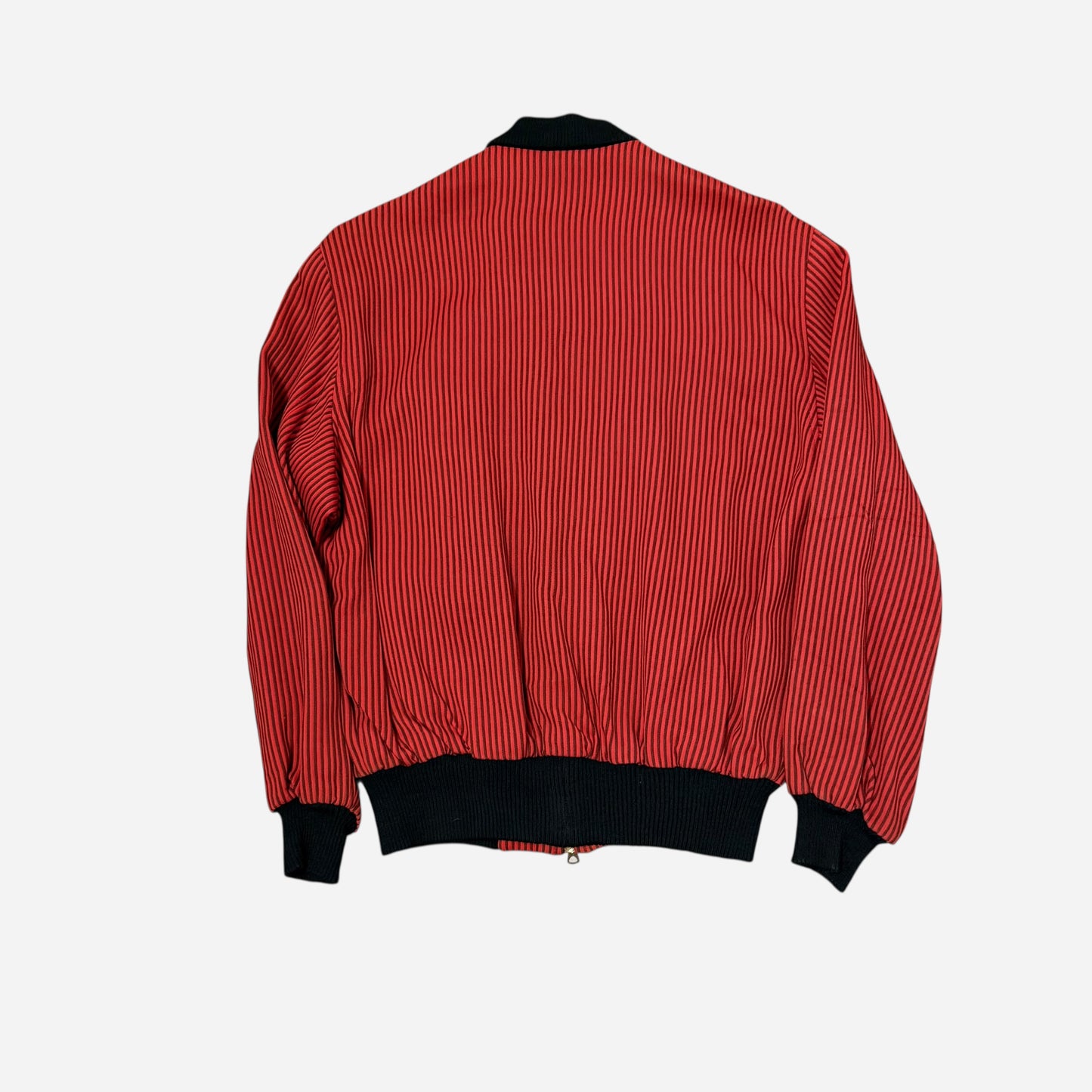 1950s Swedish red cotton corduroy rockabilly jacket (L)