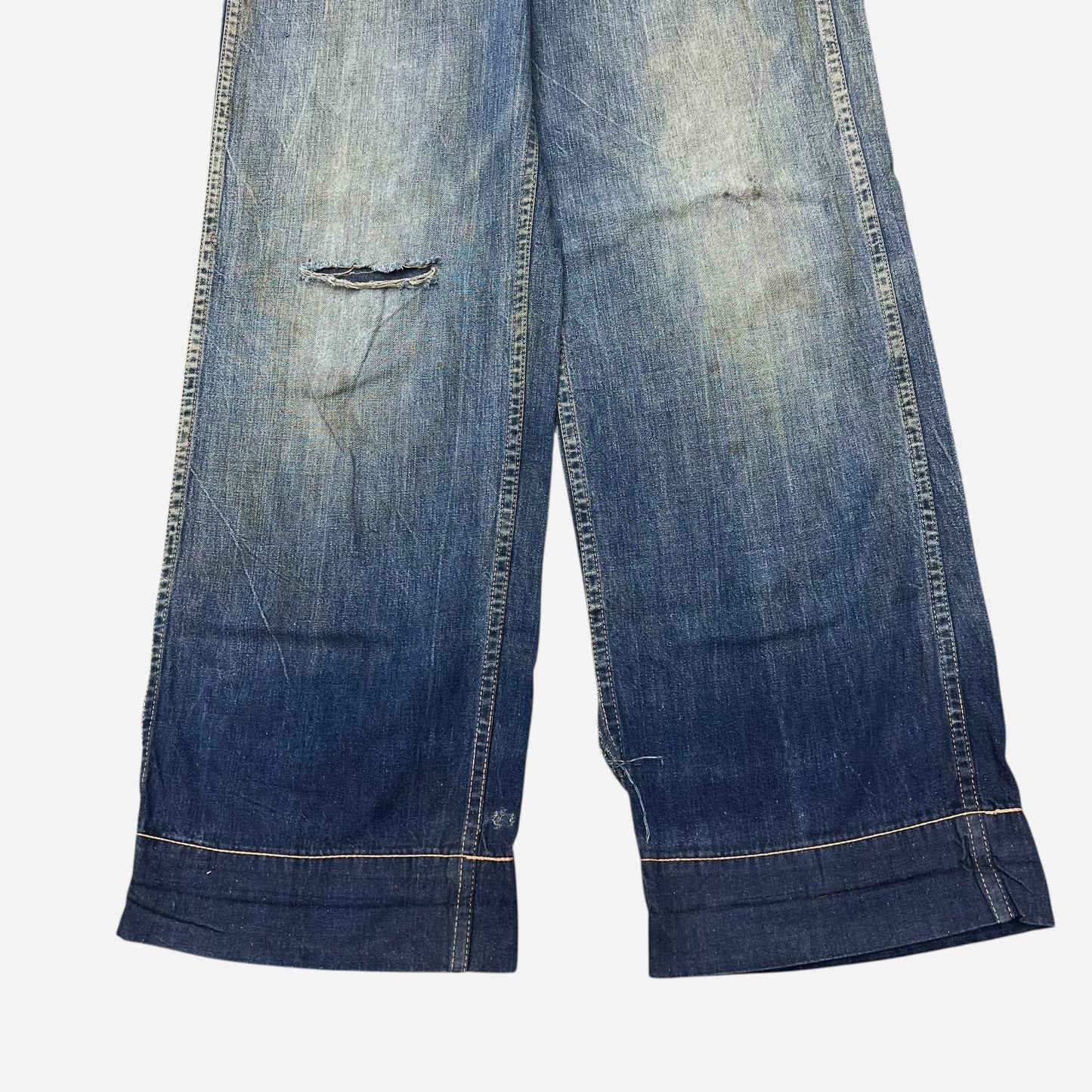 1940s N&W mule flap denim jeans (29w)