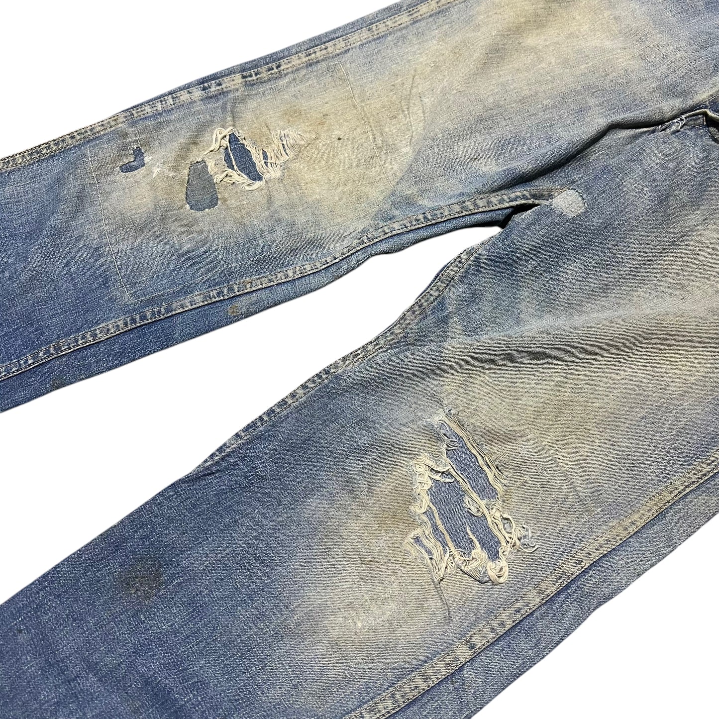 1940s Tractor donut button fly denim jeans (26w)