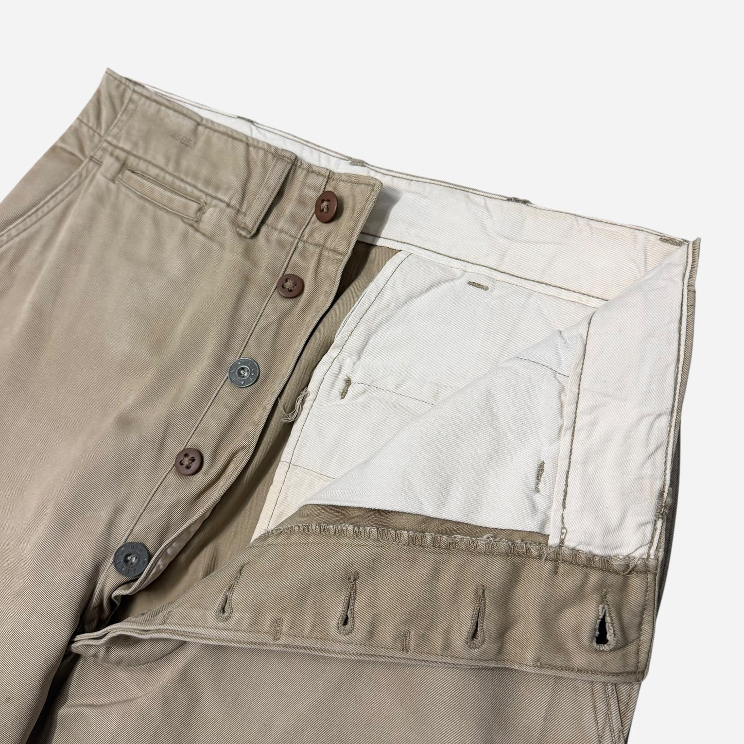1940s WWII US Army khaki chino pants (30w)