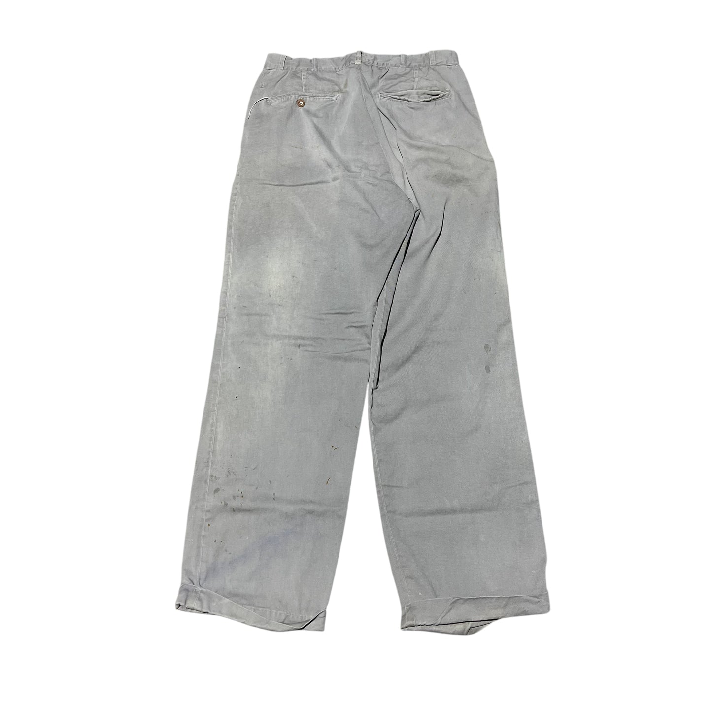 1950s Gray chino work pants (30w)