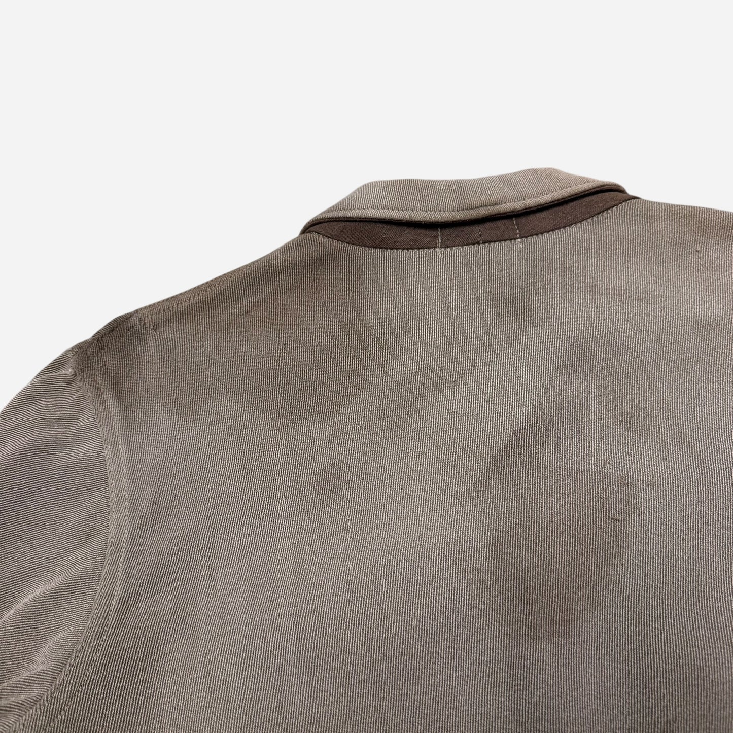 1930s Sweet Orr gray cotton whipcord work jacket (M)