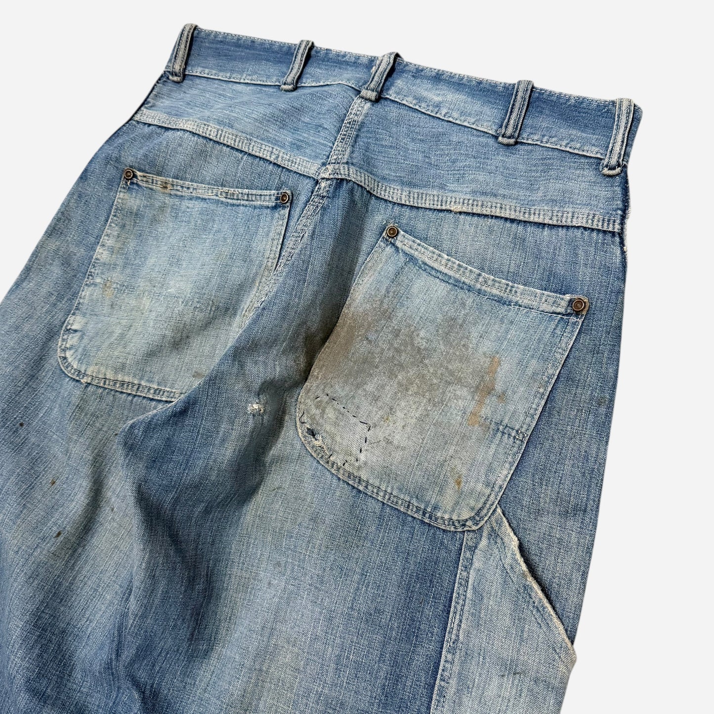 1940s Big Mac donut button fly jeans (31w)