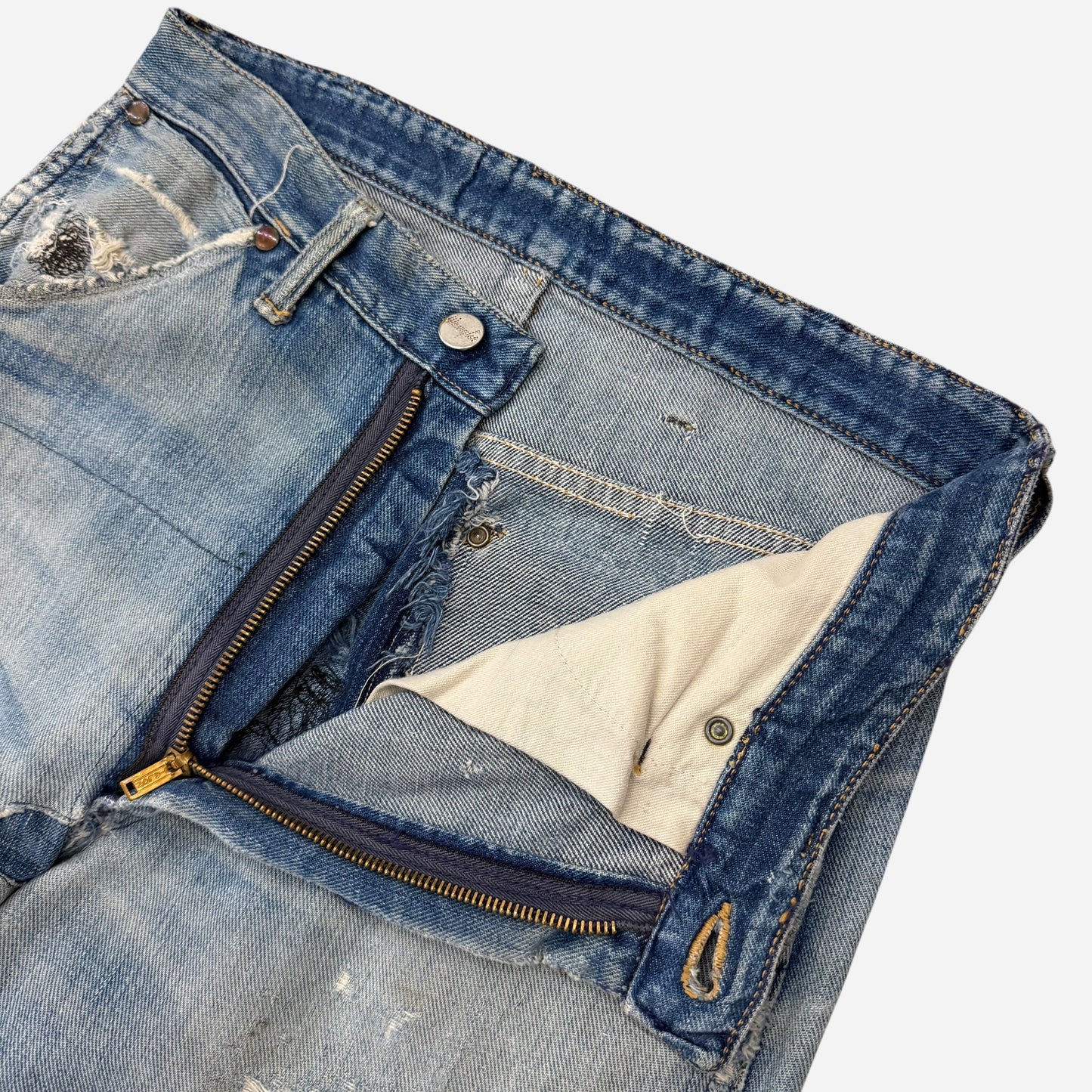 1950s Wrangler Blue Bell repaired jeans (30w)