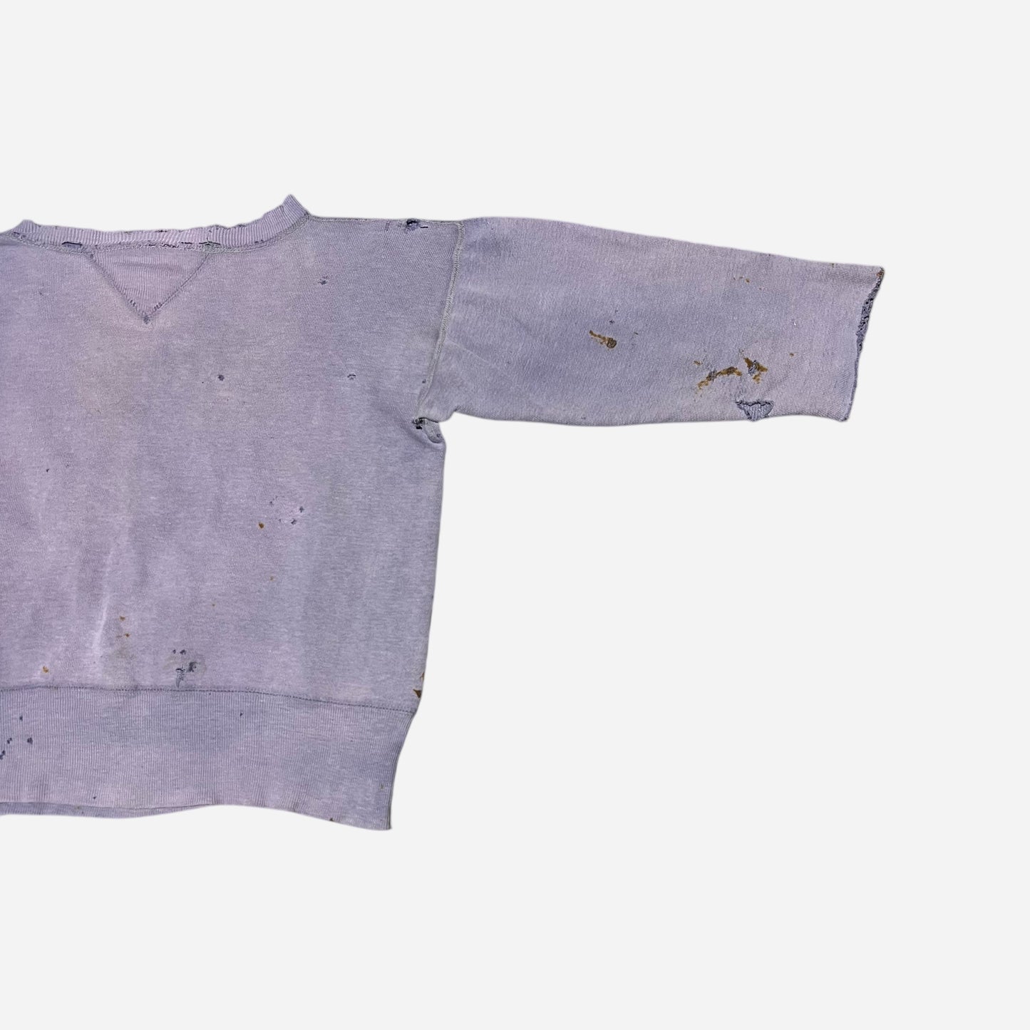 1930s 1940s Purple double v sweat shirt (S/M)