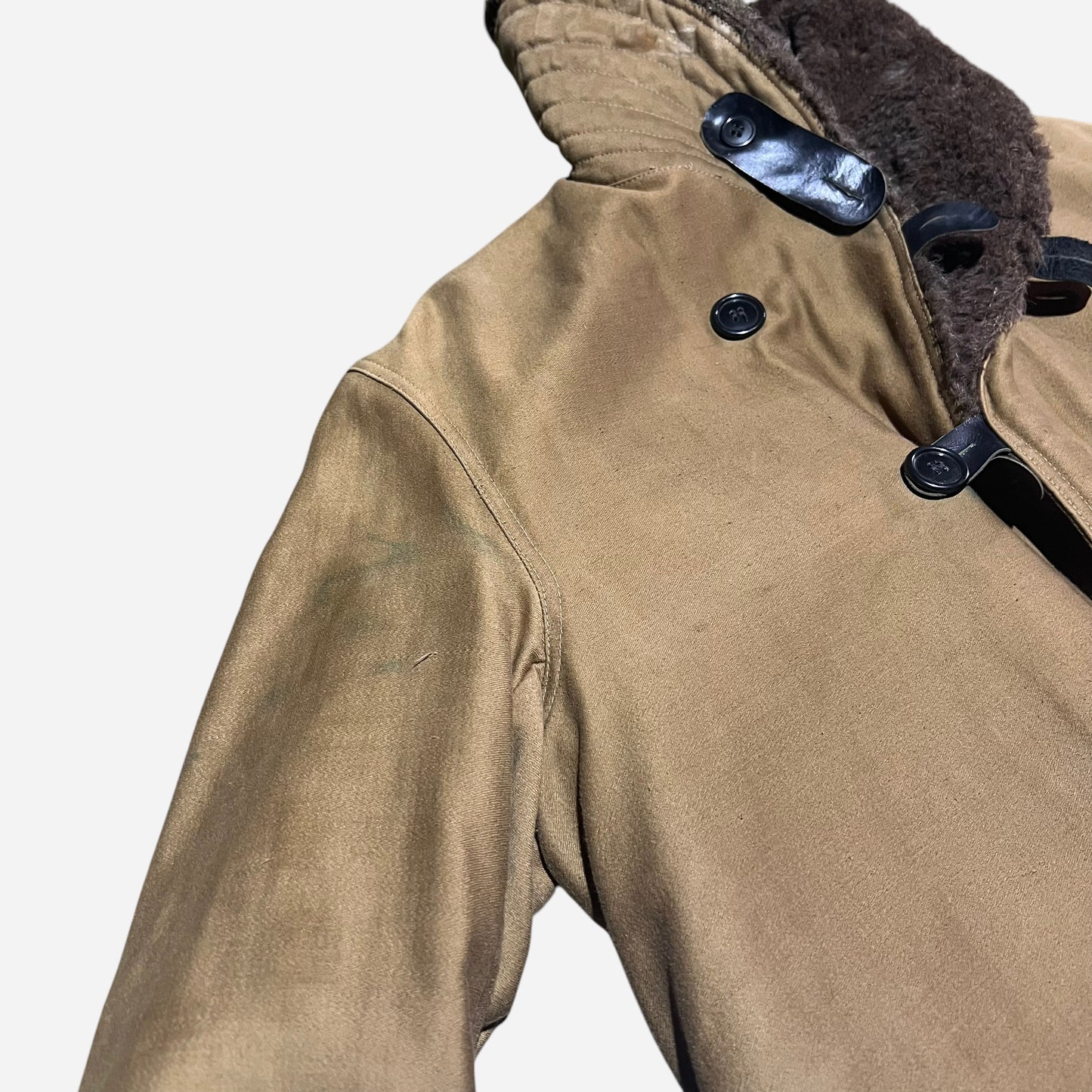 1930s USMC barnstormer double breasted alpaca coat (L/XL)