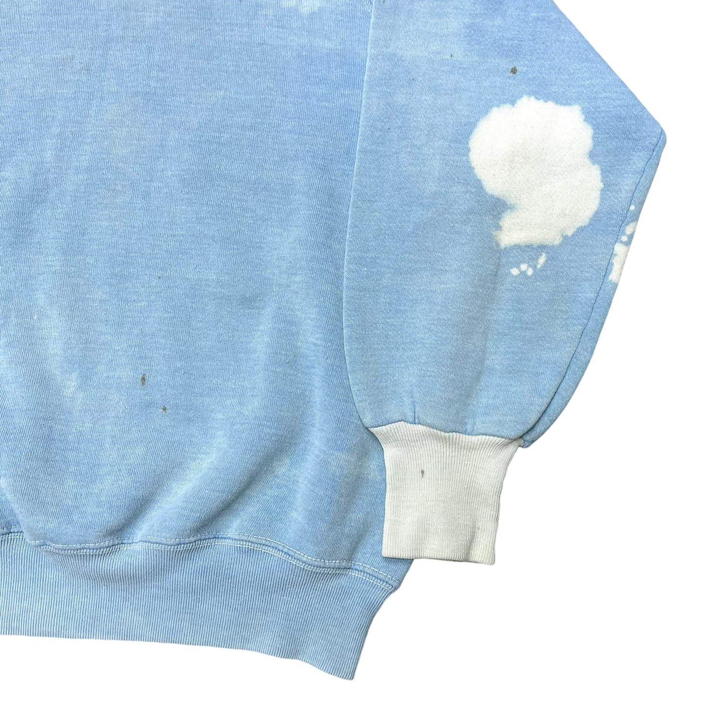 1970s “Antarctica” baby blue two tone sweat shirt (S)