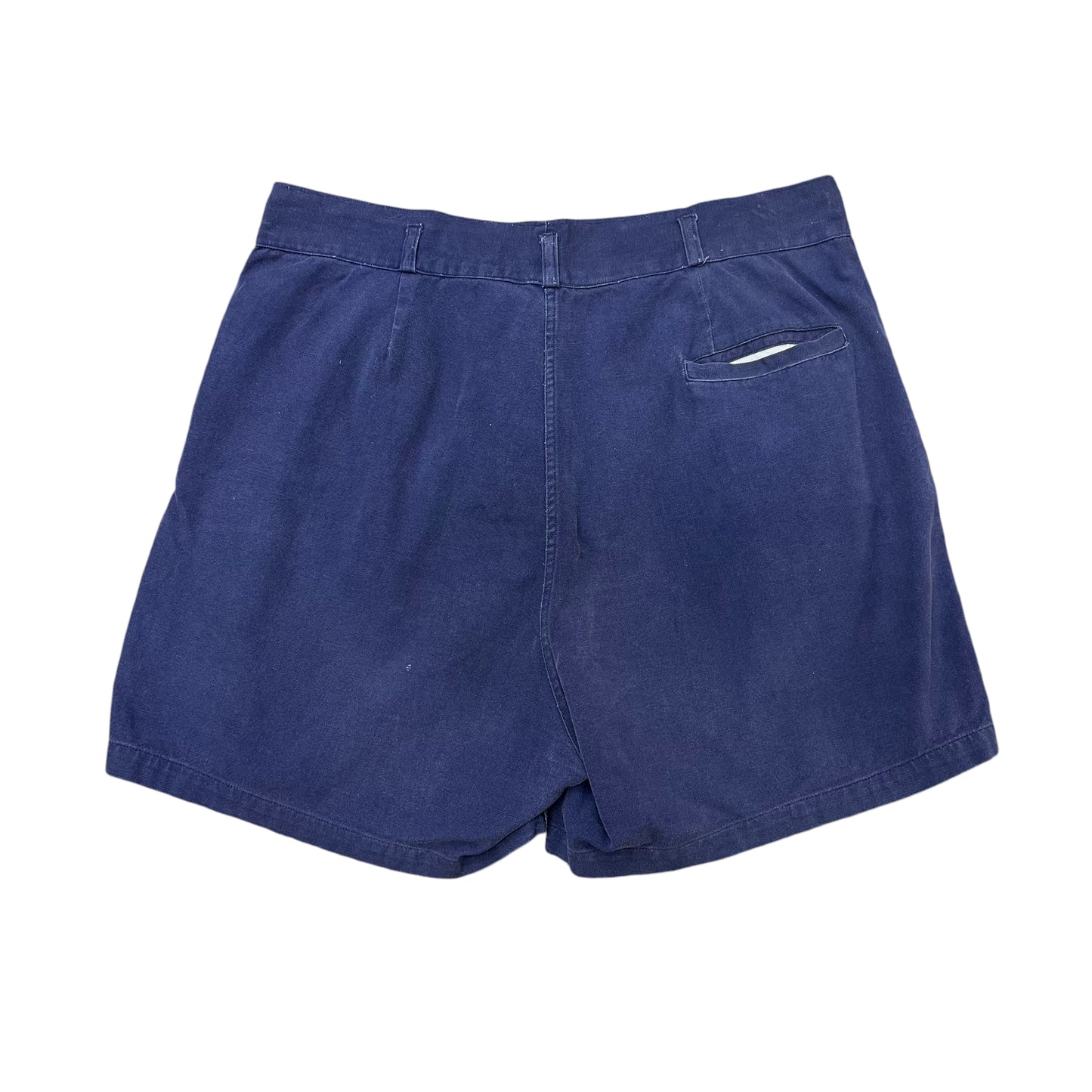 1950s Blue cotton shorts (31w)