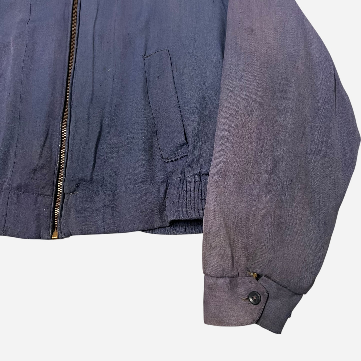 1950s Sun faded purple rayon jacket (M)