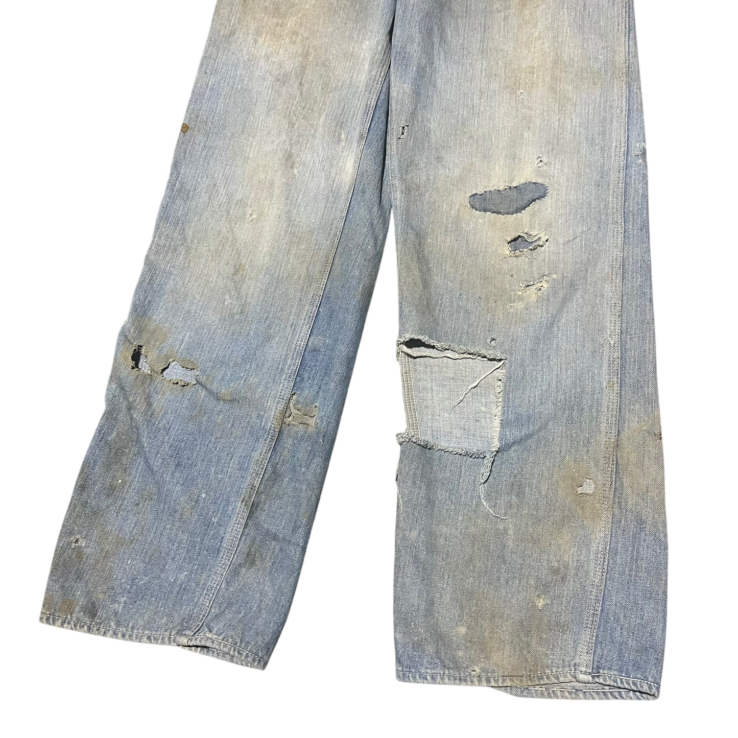 1930s Buckle back unbranded denim jeans (29w)