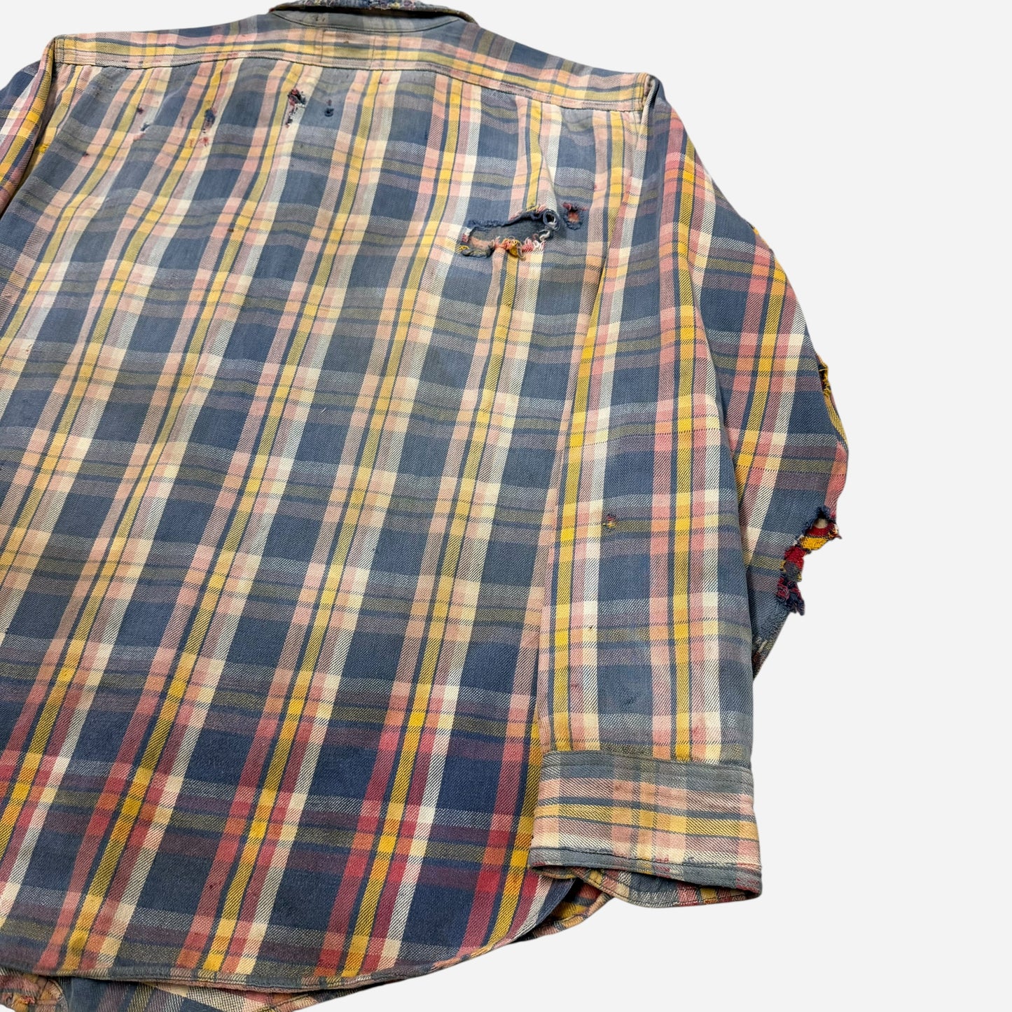 1940s Big Yank cotton flannel shirt (L)