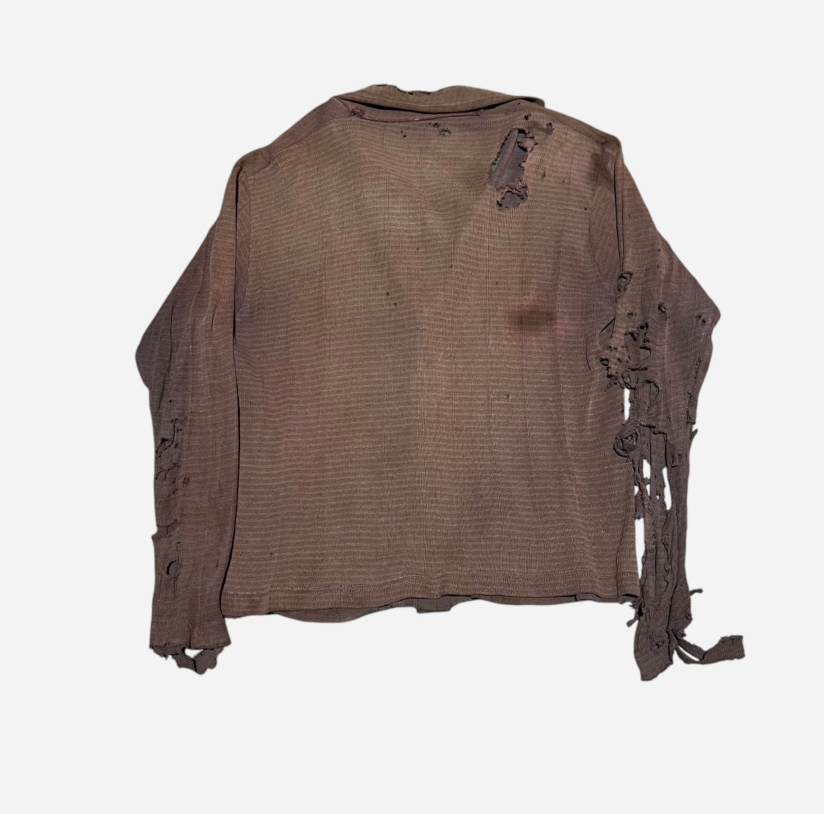 1940s Brown cotton cardigan (S/M)
