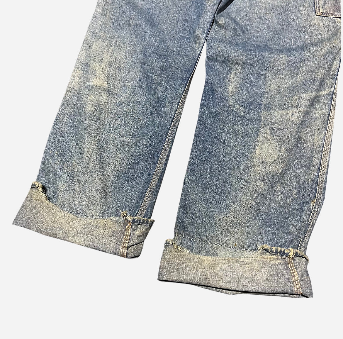 1940s Big Mac donut button fly denim jeans (34w)