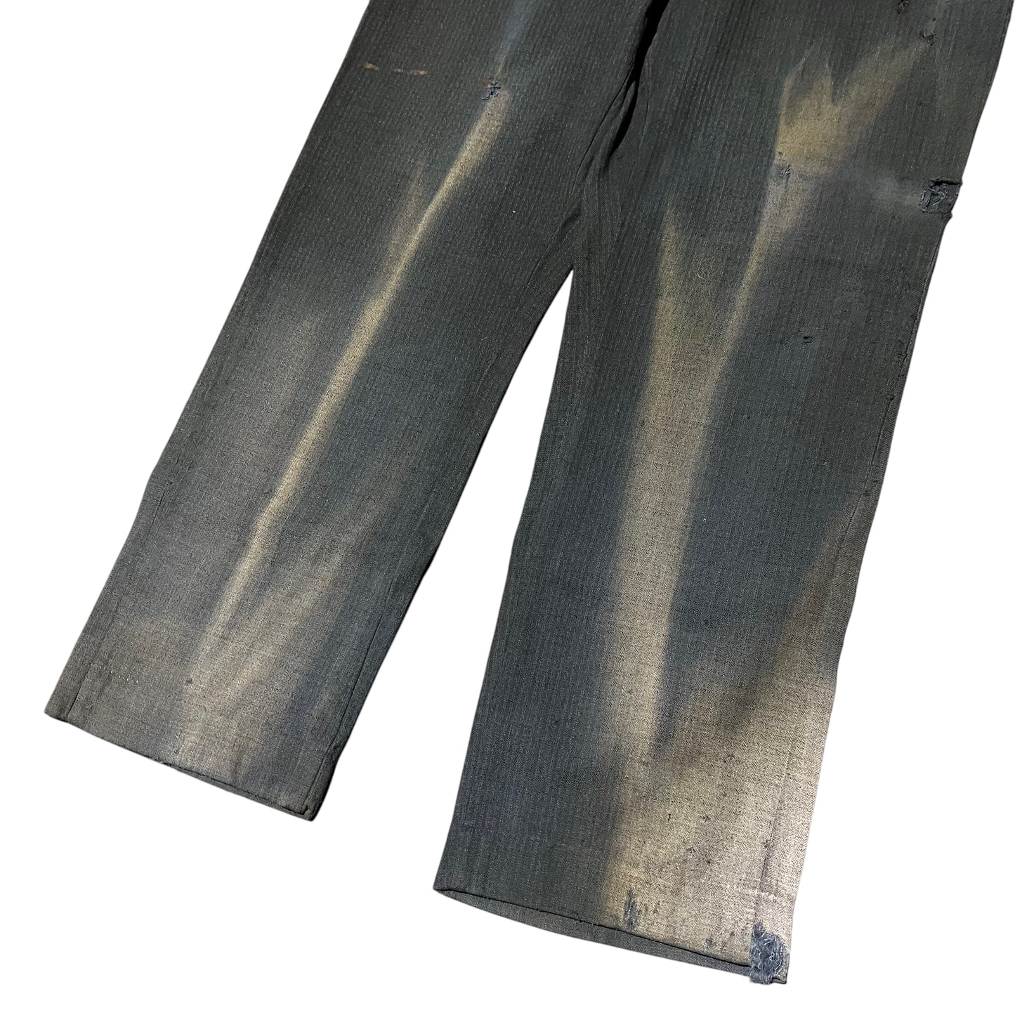 1930s Sun faded button fly wool work pants (39w)