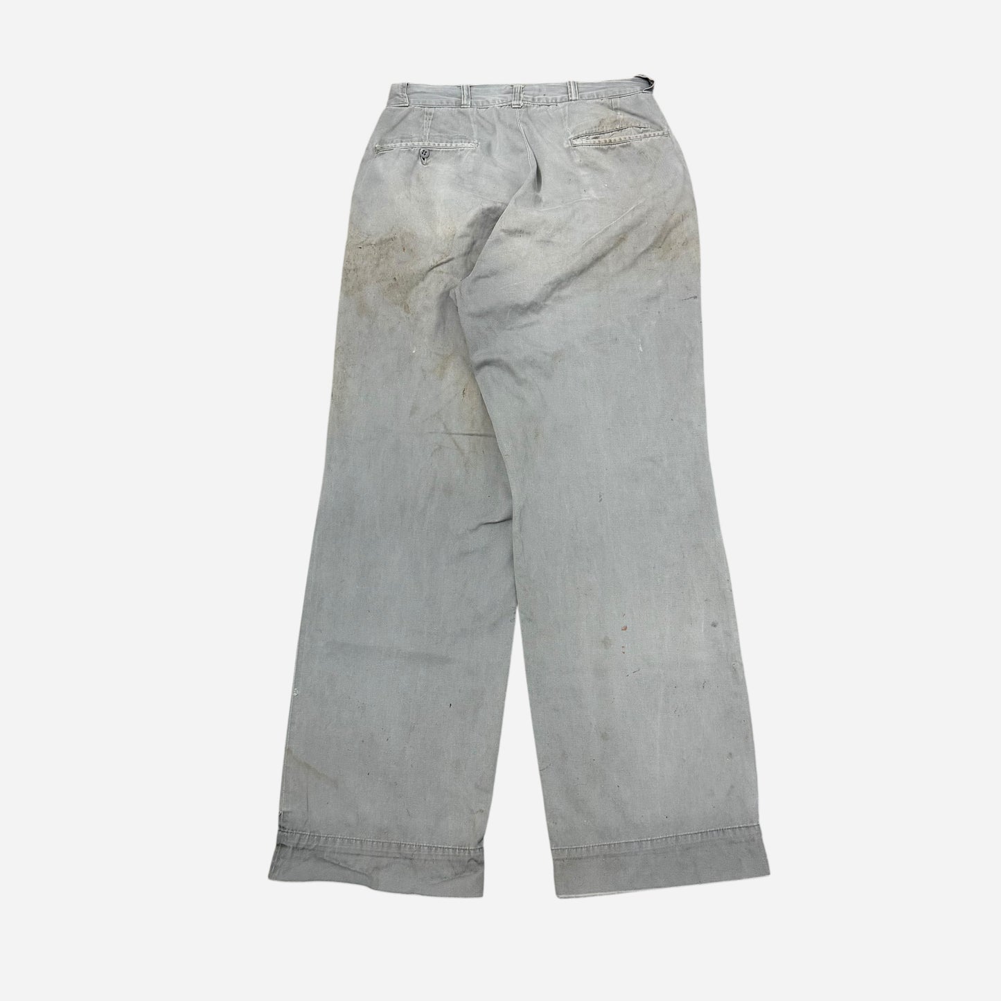 1950s Gray chino work pants (30w)