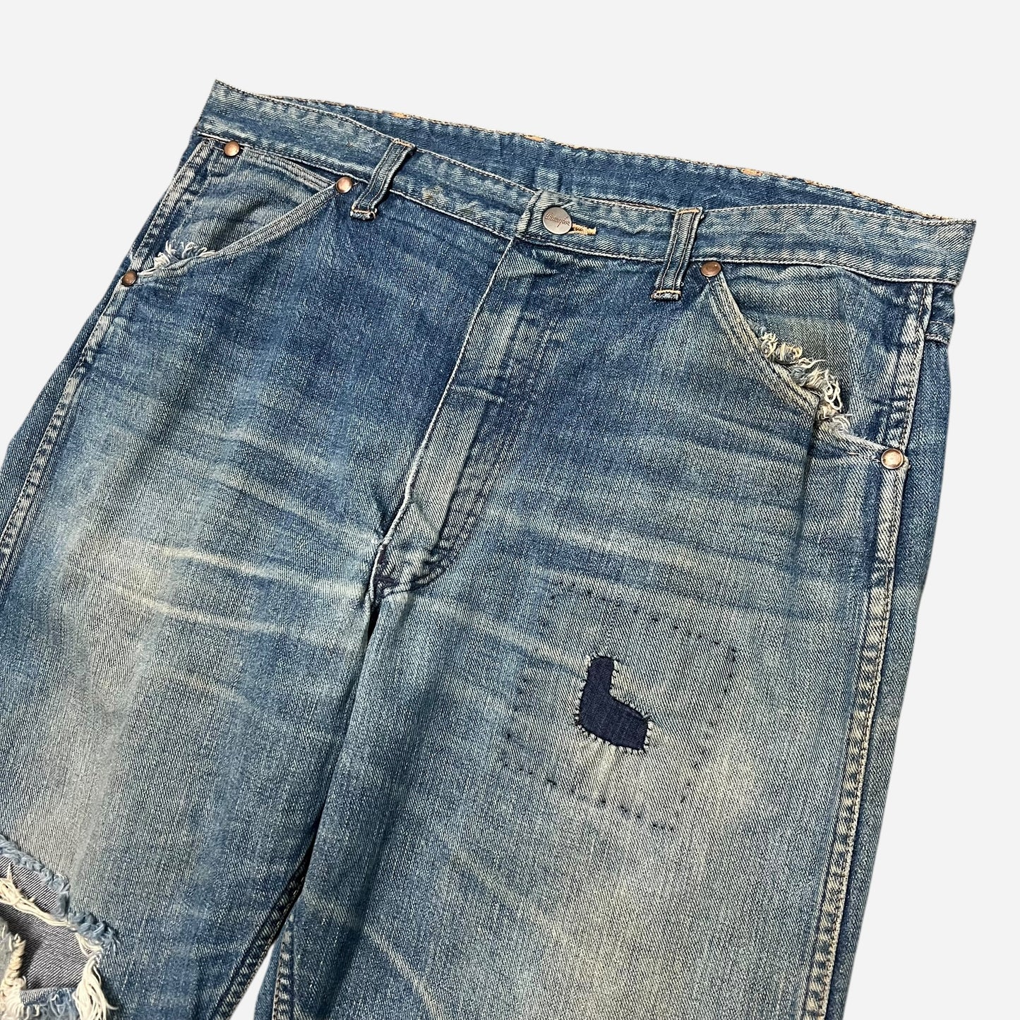 1950s Wrangler repaired jeans (35w)