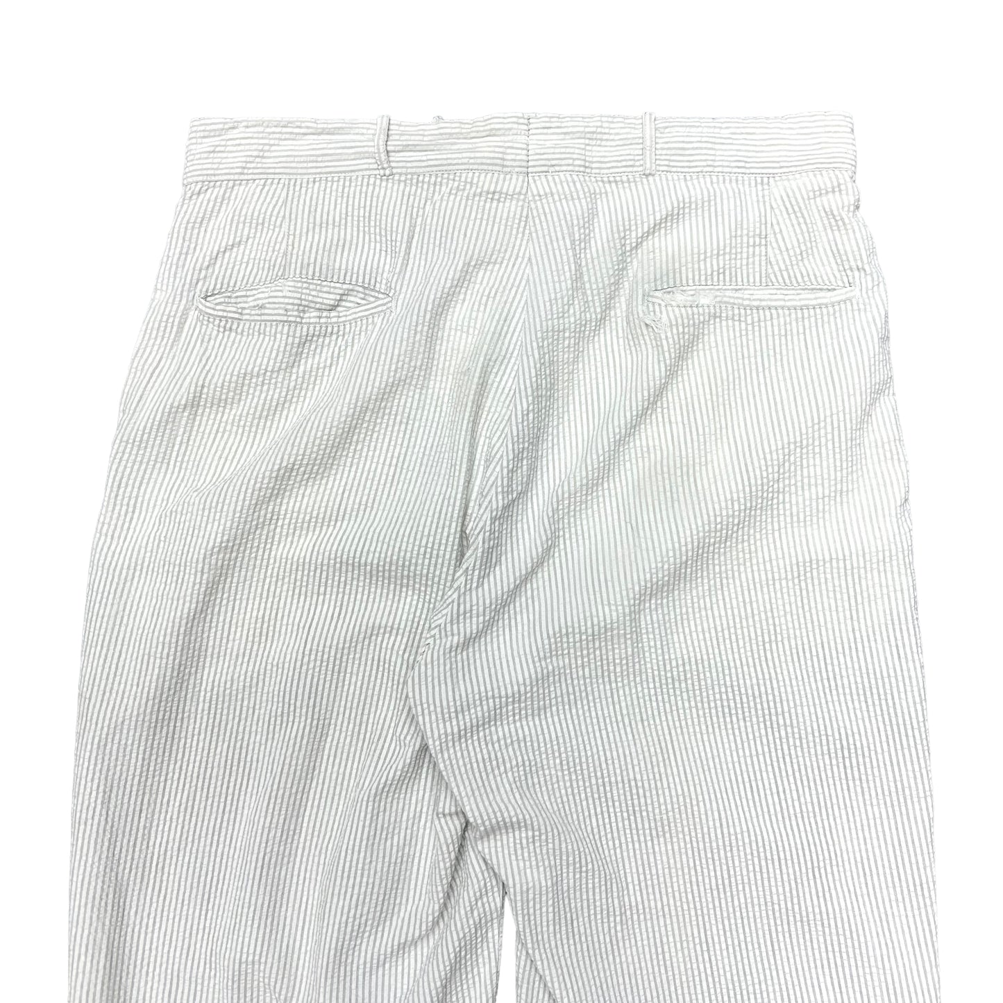 1930s-1940s Striped Norpole seersucker light summer pants (32w)