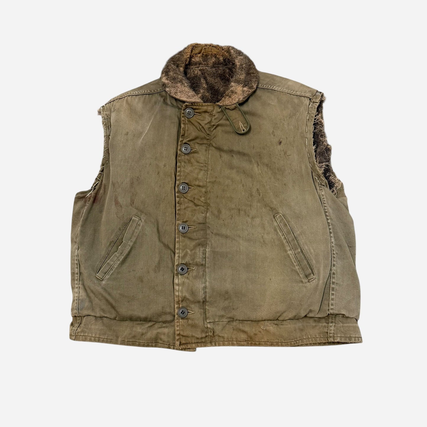 1940s Civilian cut off deck vest (L/XL)