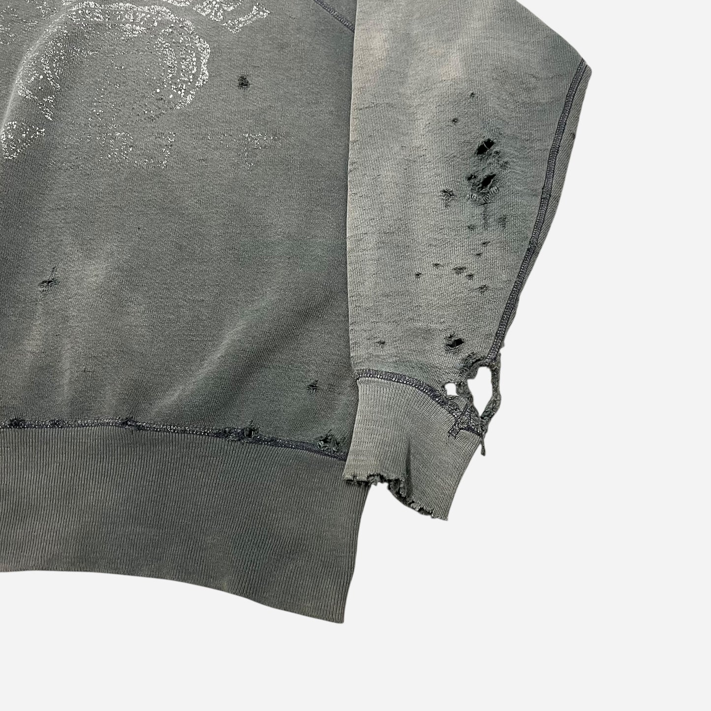 1960s Missouri sun faded green collegiate sweat shirt (M/L)