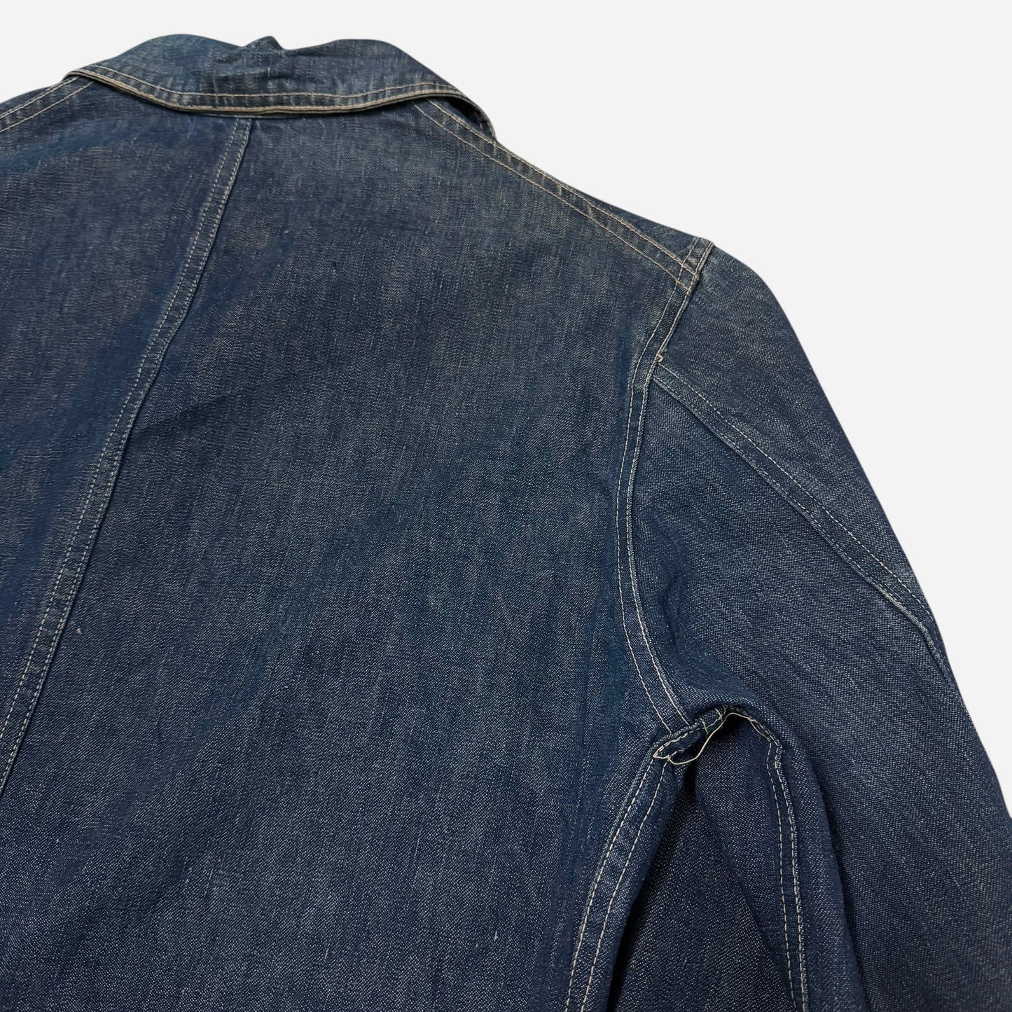 1940s Sweet Orr wobble button ace of spade denim chore jacket (XL)