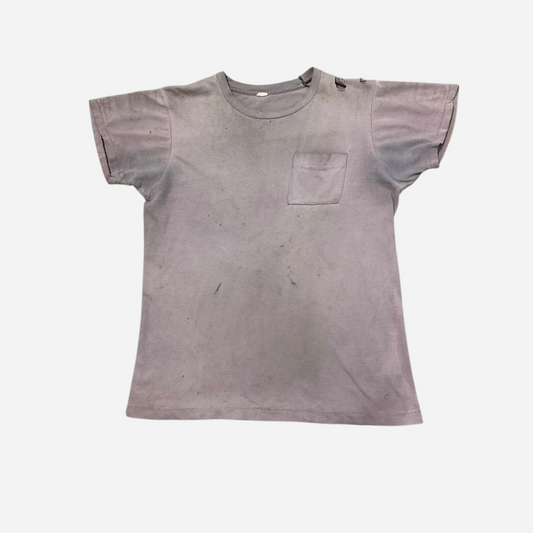 1970s Sun faded purple pocket t shirt (M)