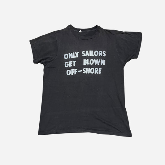 1970s Black t shirt (S/M)
