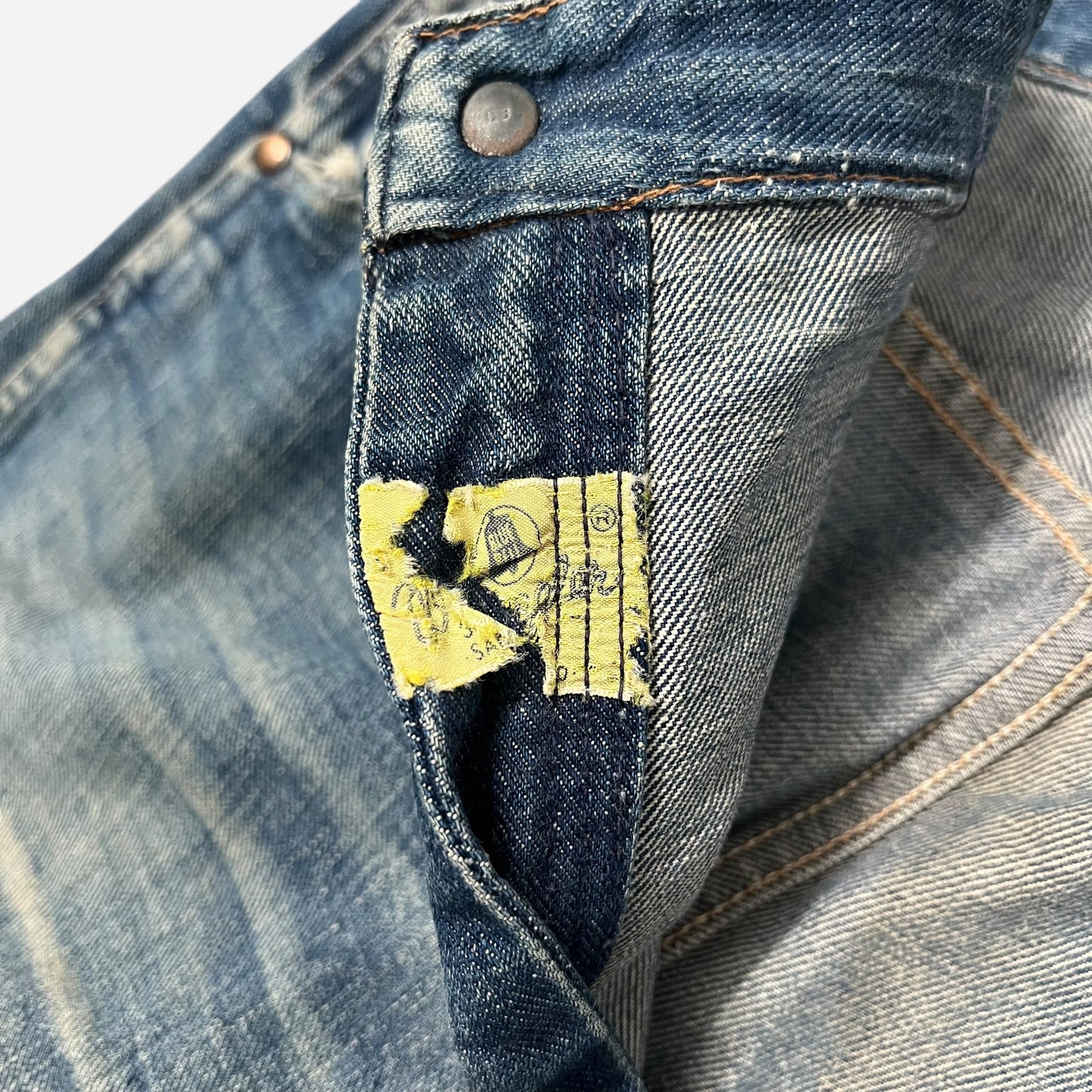 1950s Wrangler repaired jeans (35w)