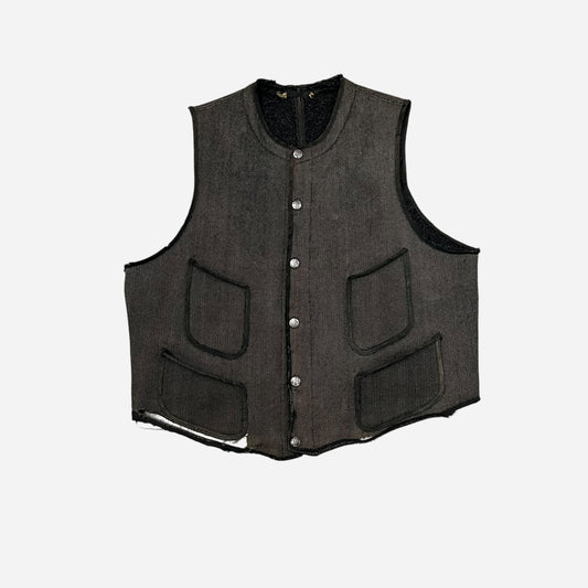1930s Distressed Brown’s Beach vest (M/L)