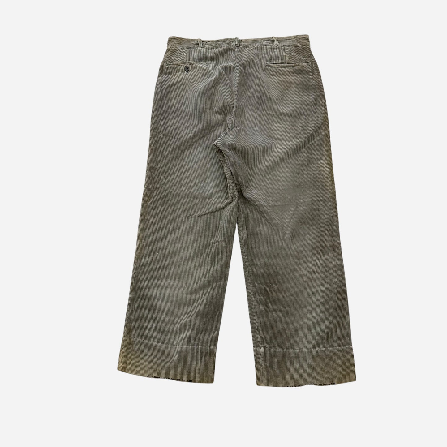 1940s Corduroy button fly work pants (34w)