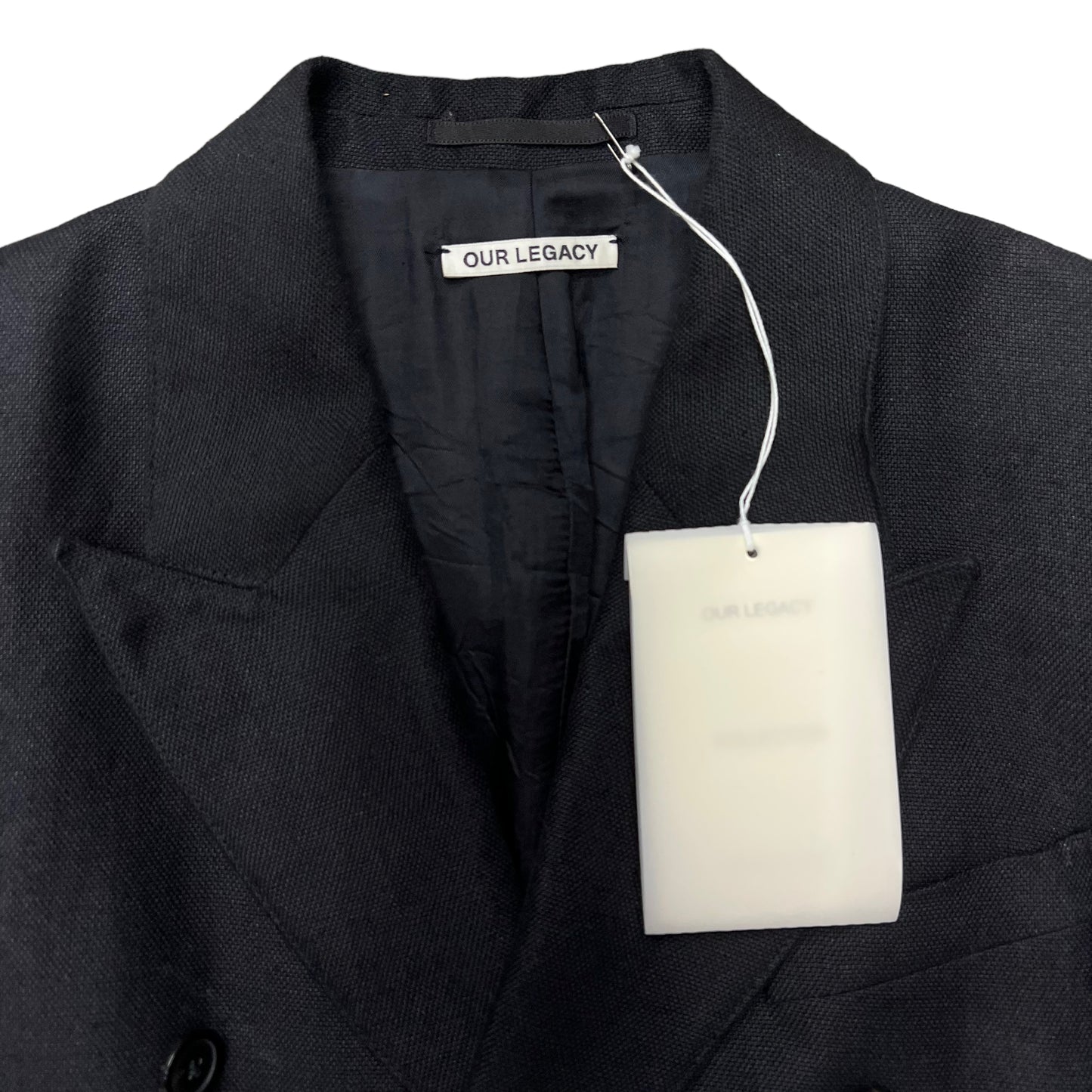 Our Legacy black db linen suit (50eu)