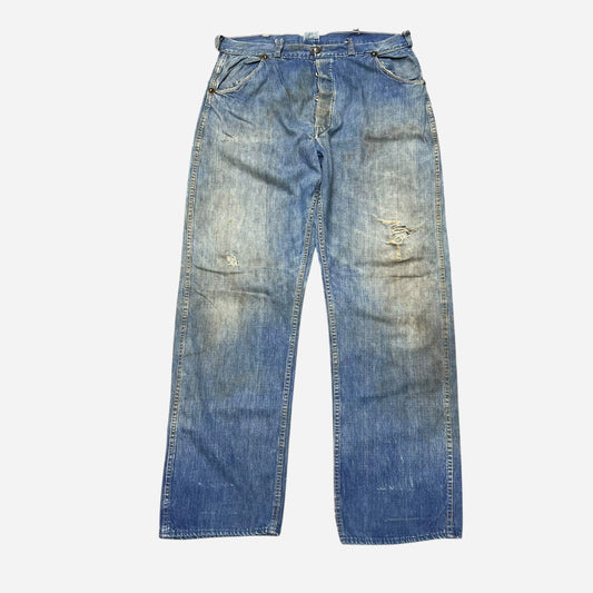 1940s Donut button fly sanforized denim jeans (34w)