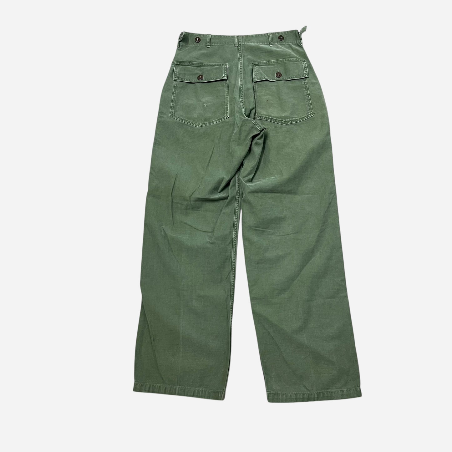 1950s OG 107 fatigue pocket button fly pants (29w)