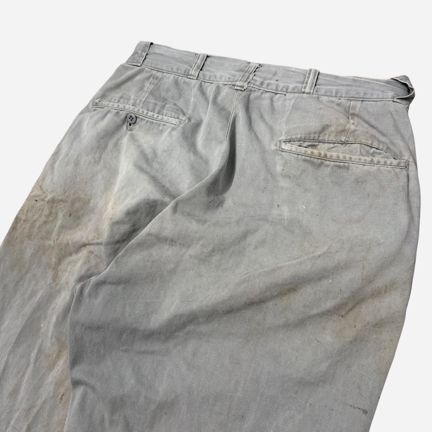 1950s Gray chino work pants (30w)