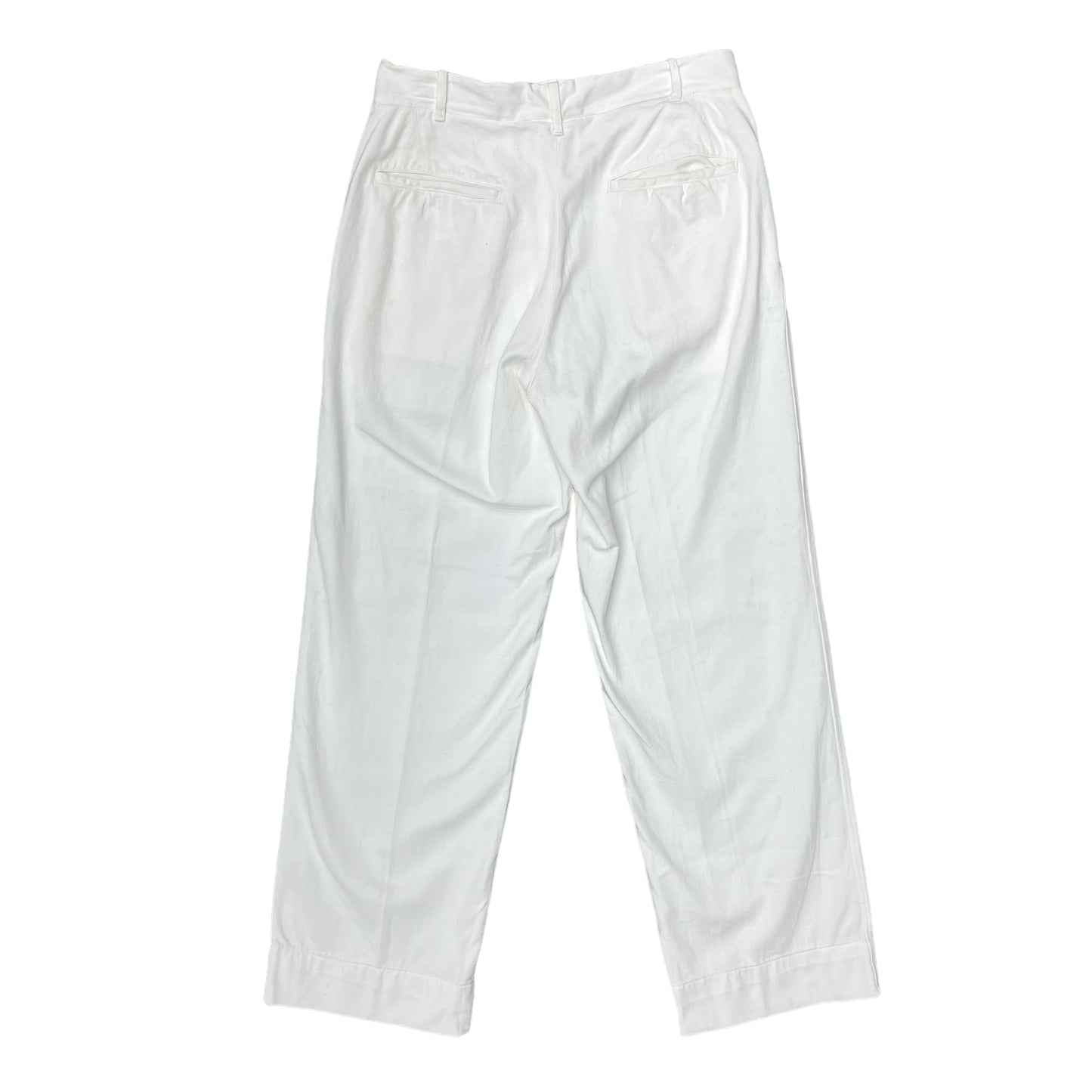 1930s Early WWII white USN sailor pants