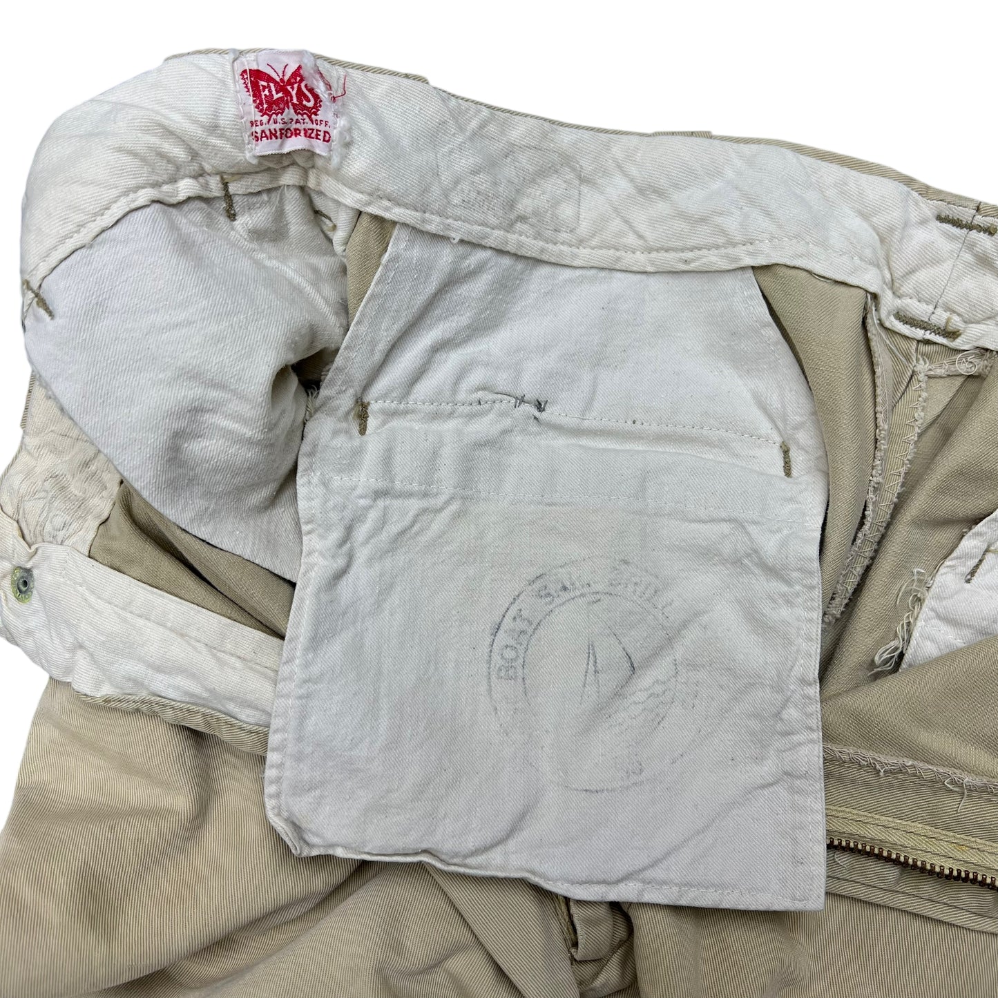 1950s Fly’s khaki chino work pants (32w)