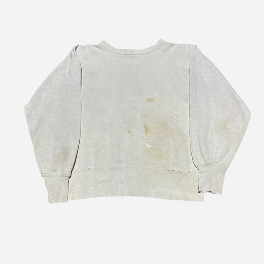 1950s Single V gray sweat shirt (S/M)