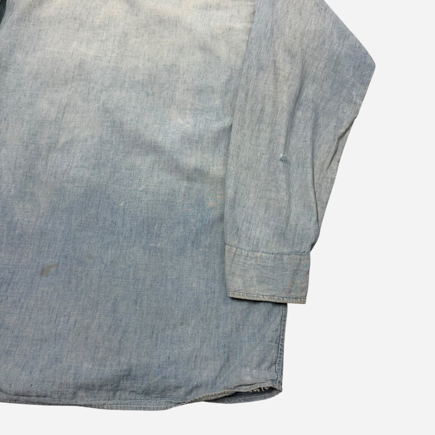 1940s Blood Hound chambray work shirt (L)