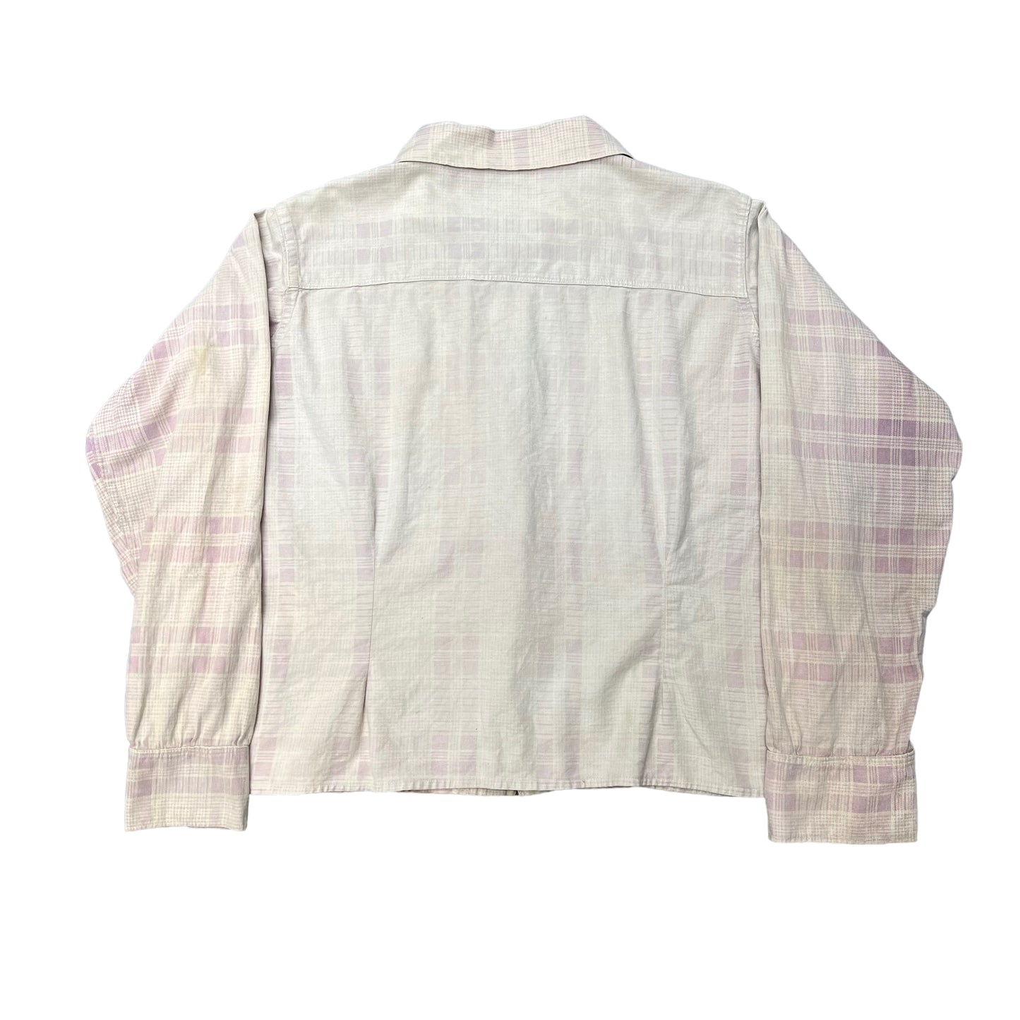 1940s Faded pink homemade flannel (M/L)