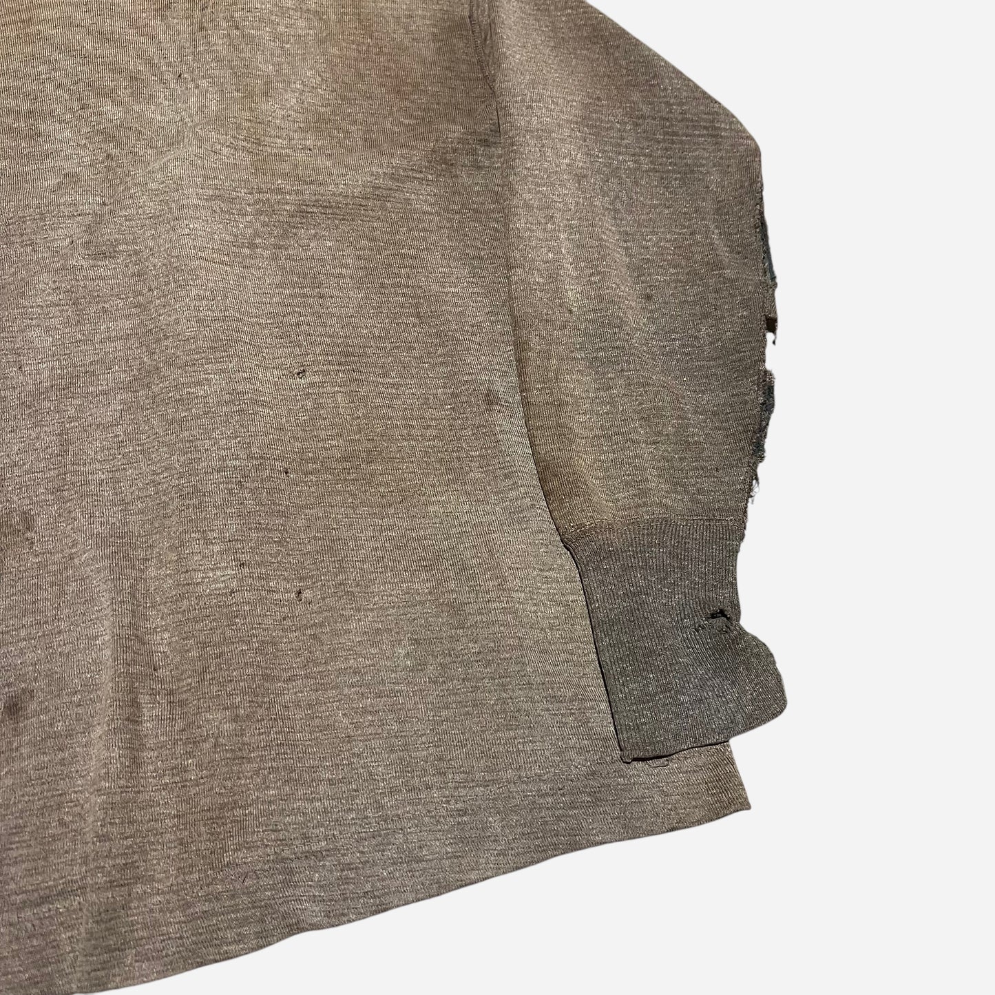 1940s Brown cotton cardigan (M/L)