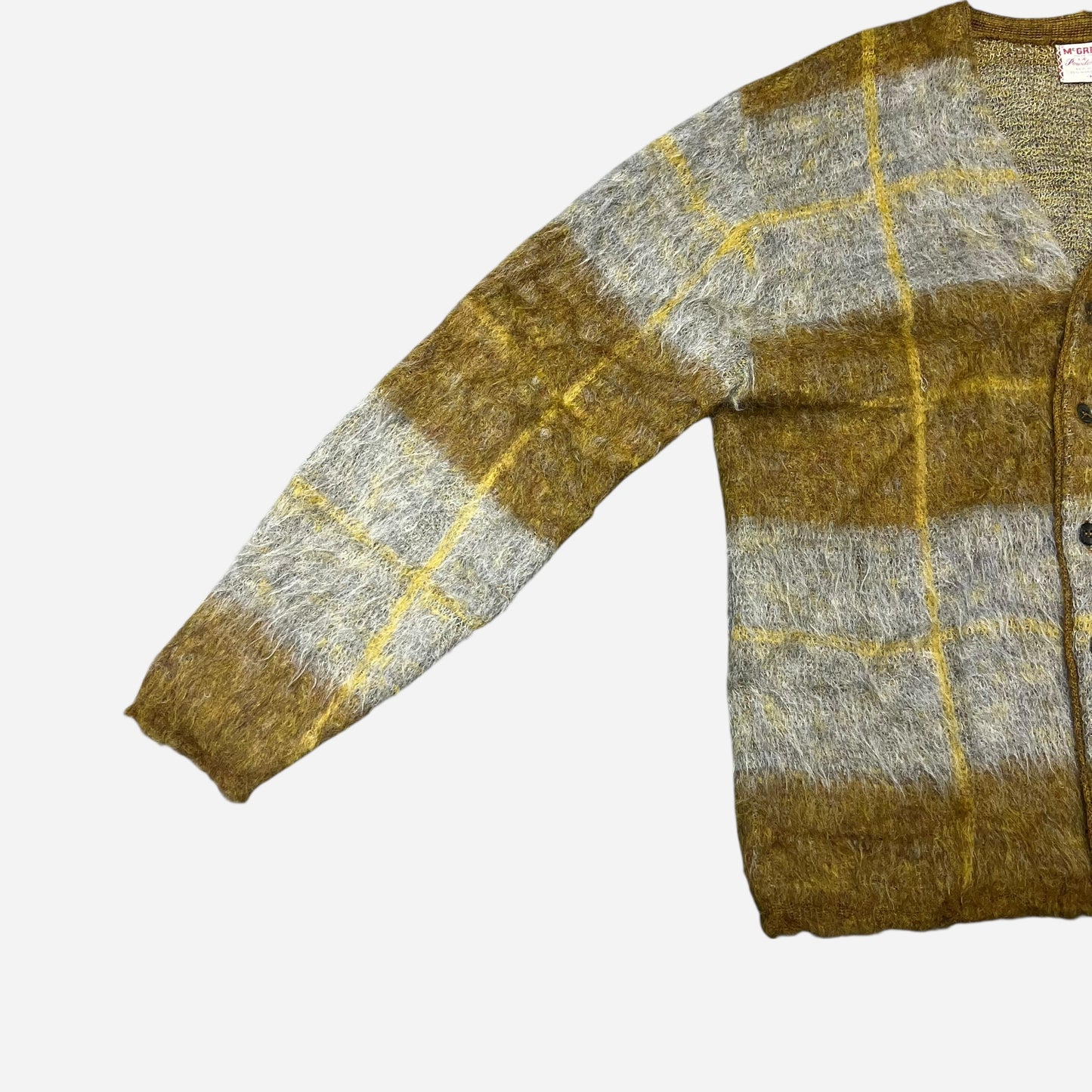 1960s McGregor powdered snow mohair cardigan (M/L)