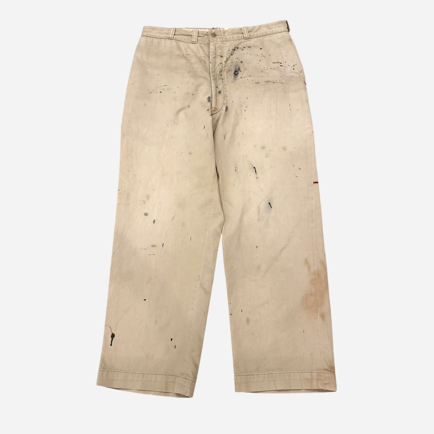 1950s Khaki chino work pants (35w)