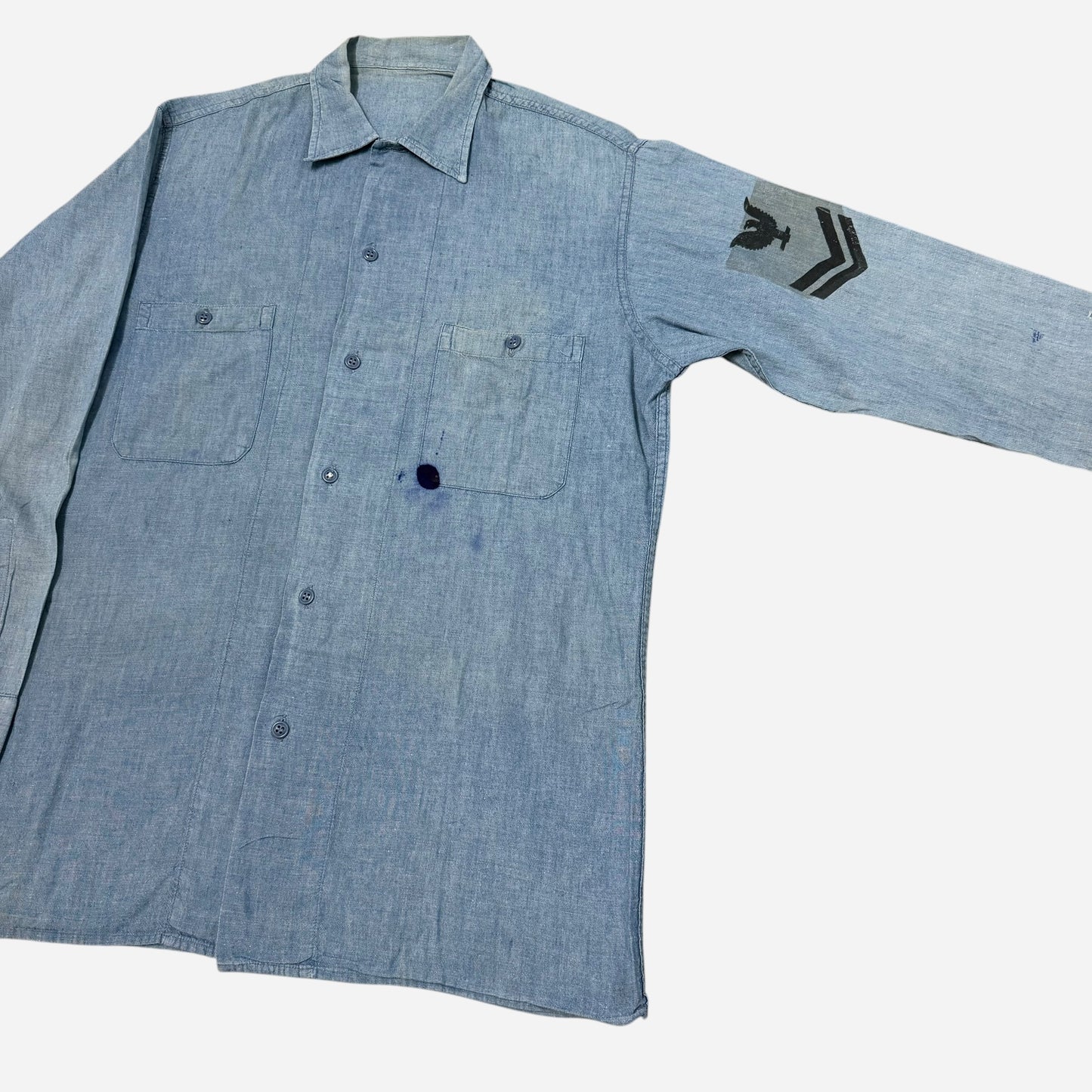 1950s USN chambray shirt (L)