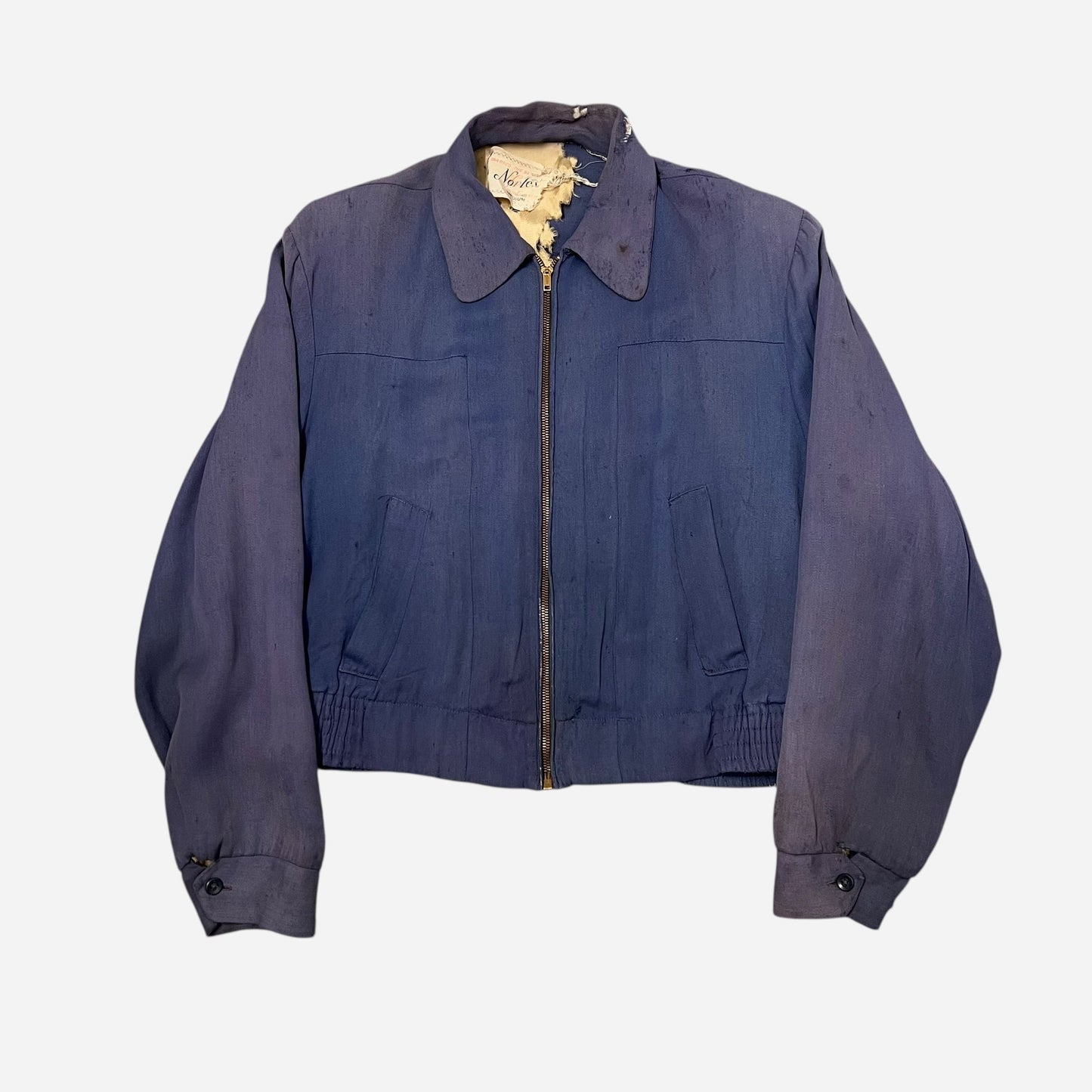 1950s Sun faded purple rayon jacket (M)