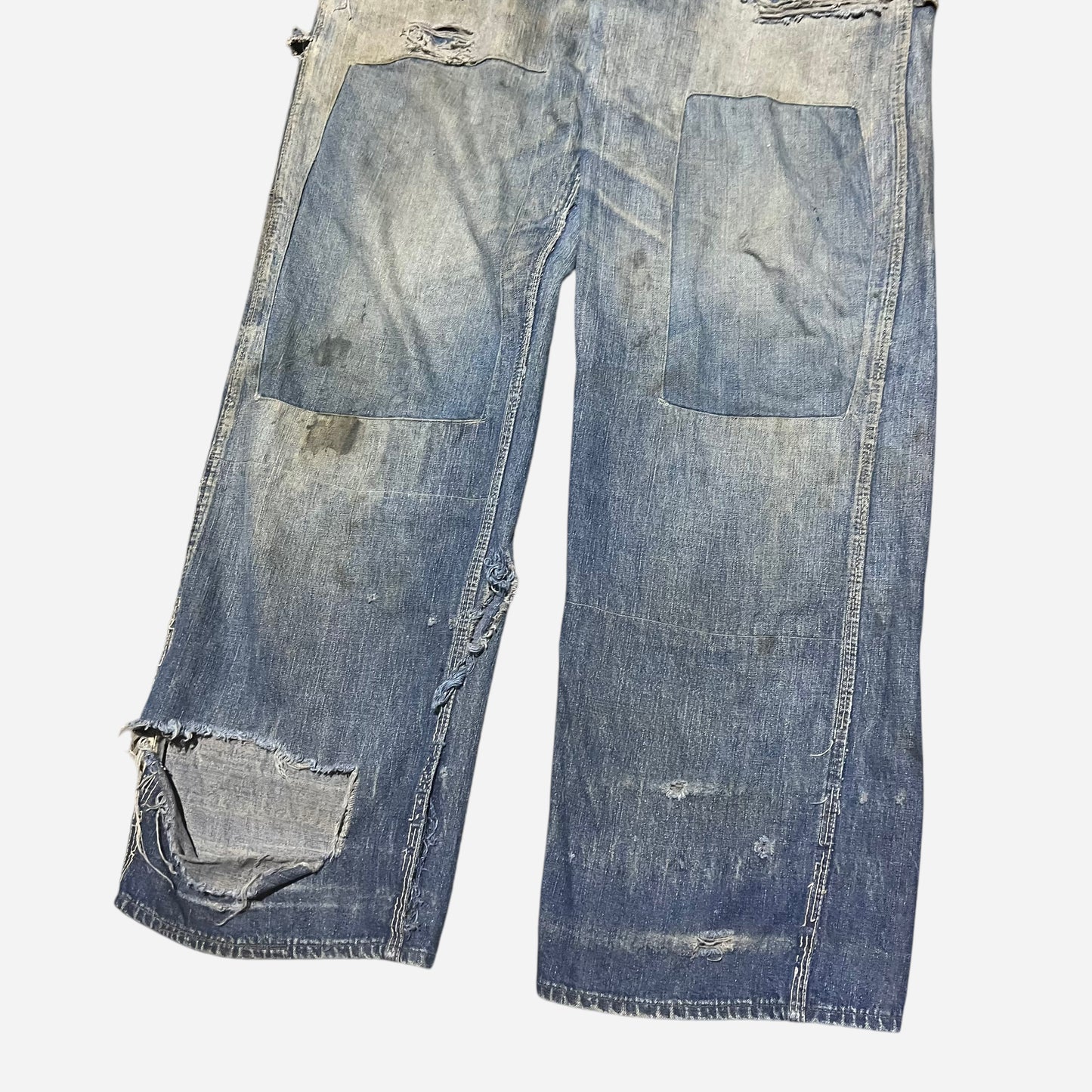 1950s Hercules repaired denim carpenter jeans (34w)