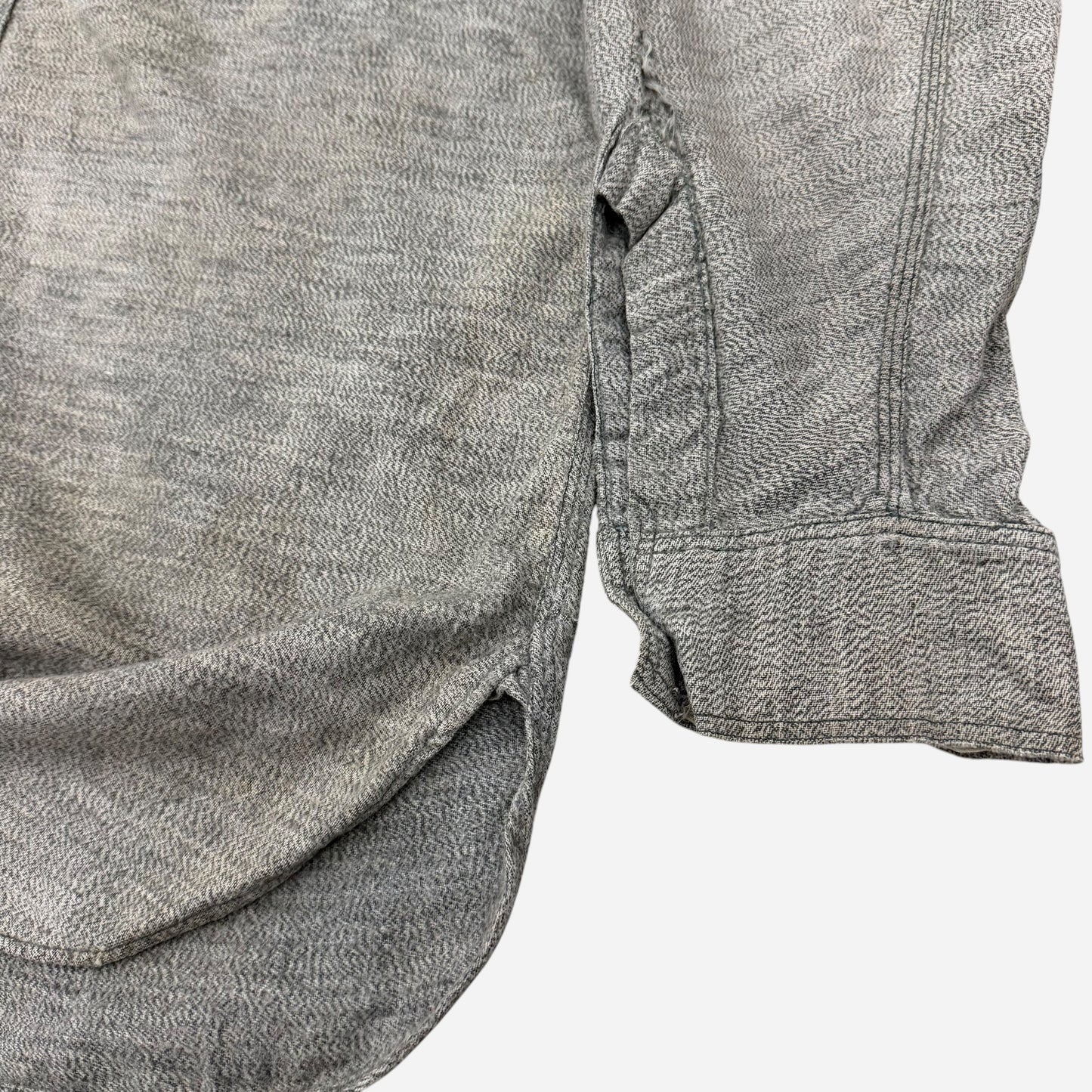 1930s Pilgrim chinstrap cotton flannel work shirt (M/L)