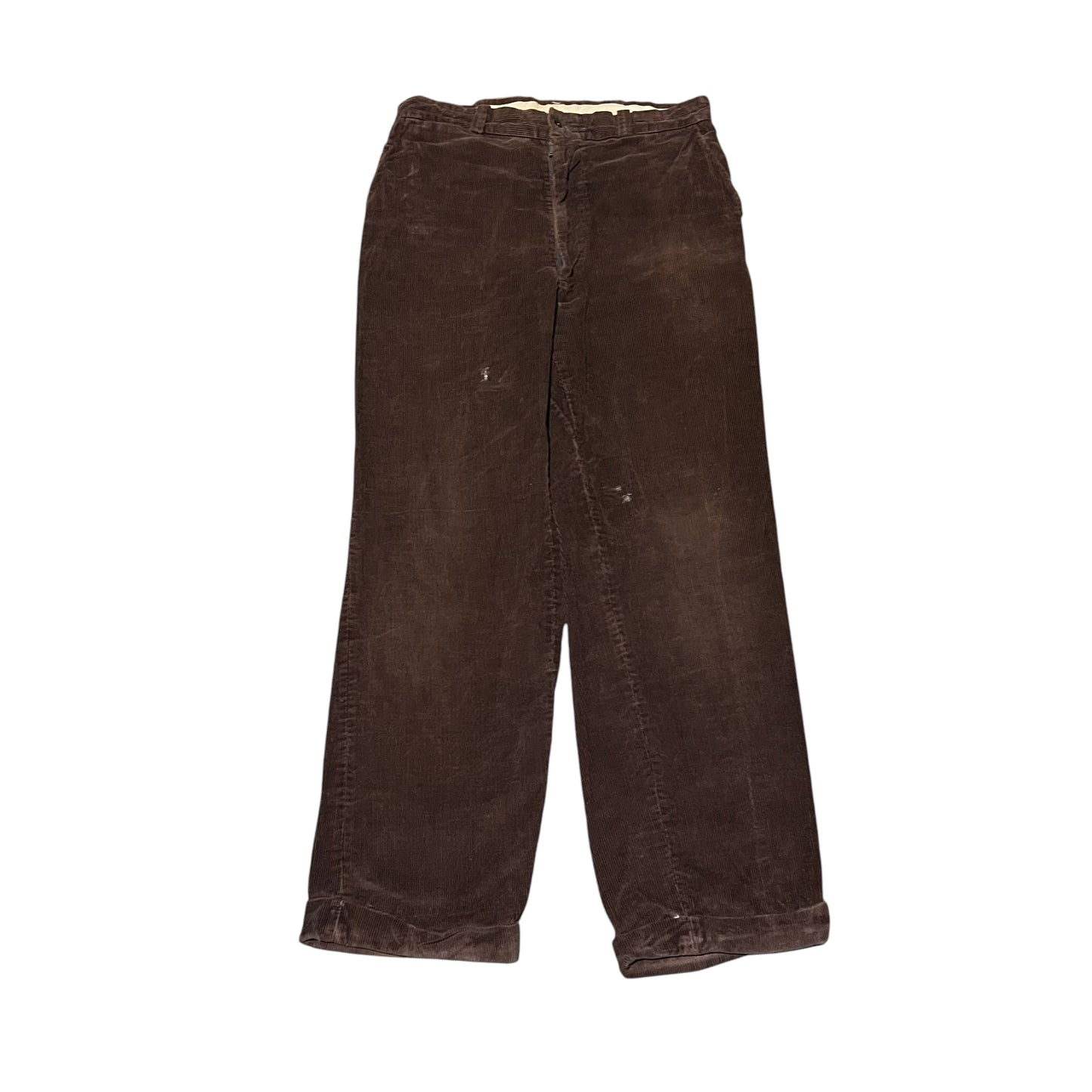 1950s Brown corduroy work pants (31w)