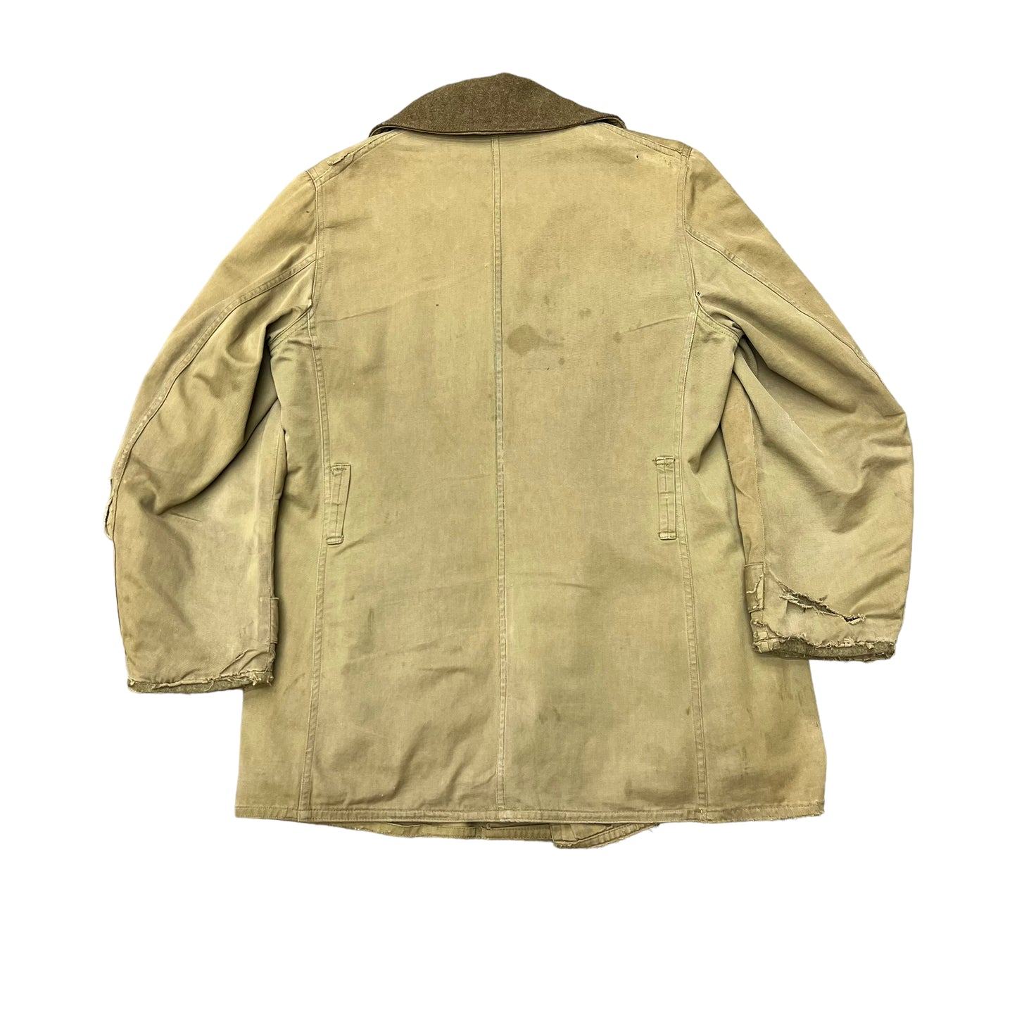 1940s Distressed WWII US Army mackinaw jeep jacket (L)