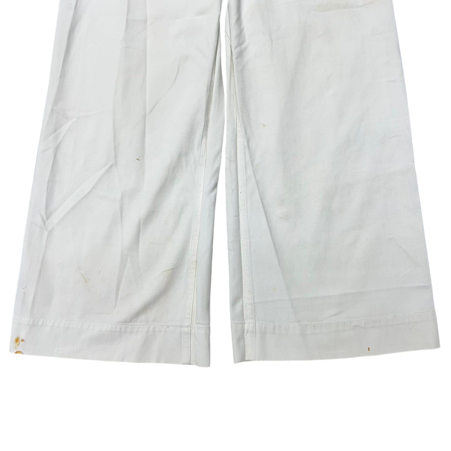 1940s USN white flared sailor pants (28w)